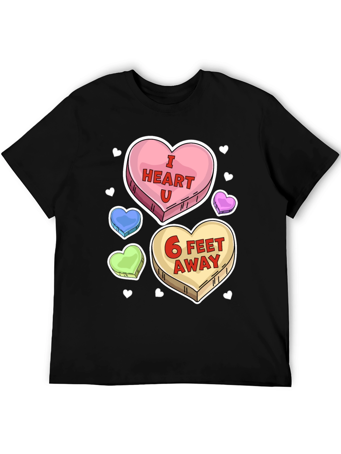 I Heart U 6 Feet Away T-Shirt