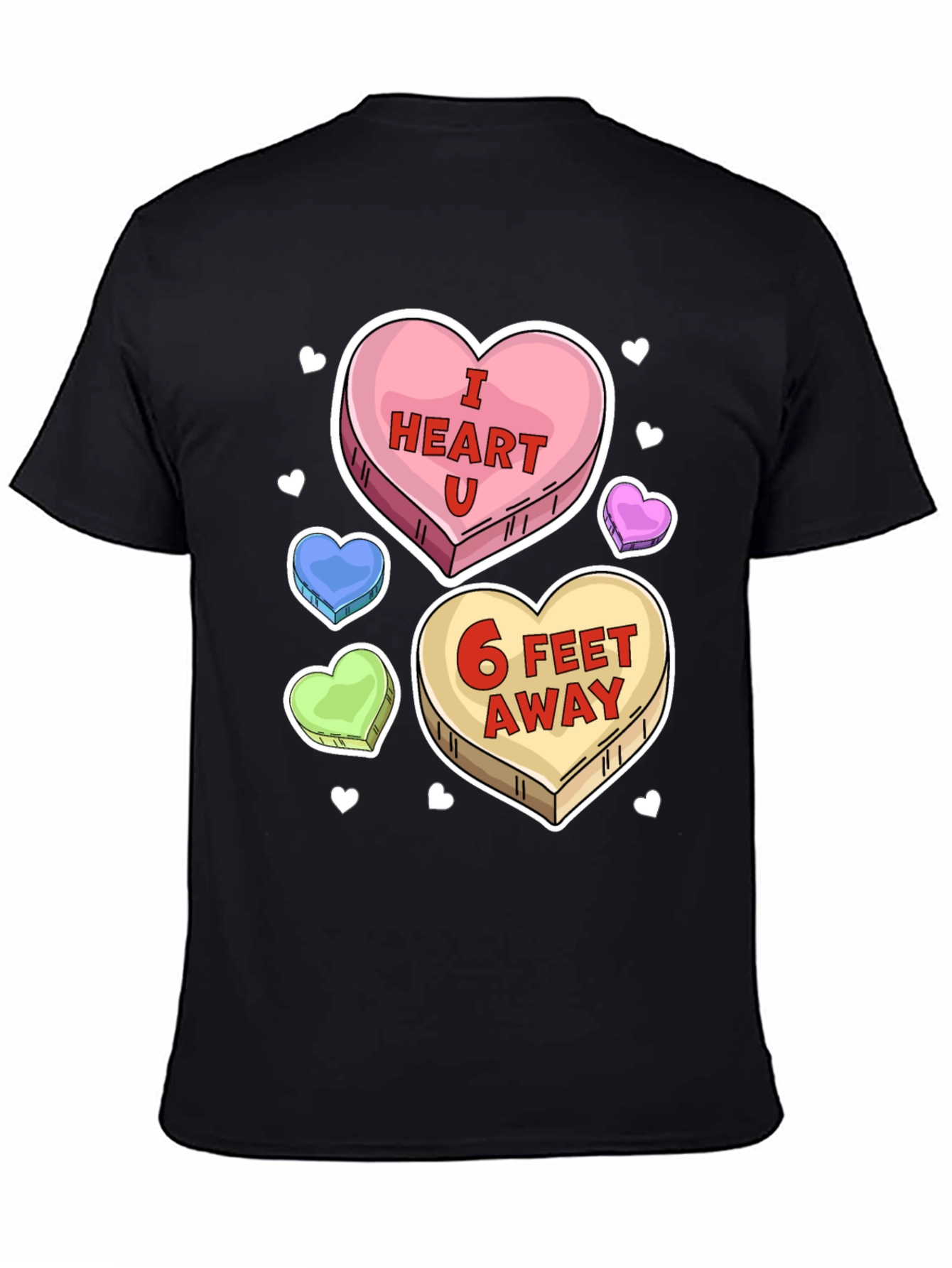 I Heart U 6 Feet Away T-Shirt