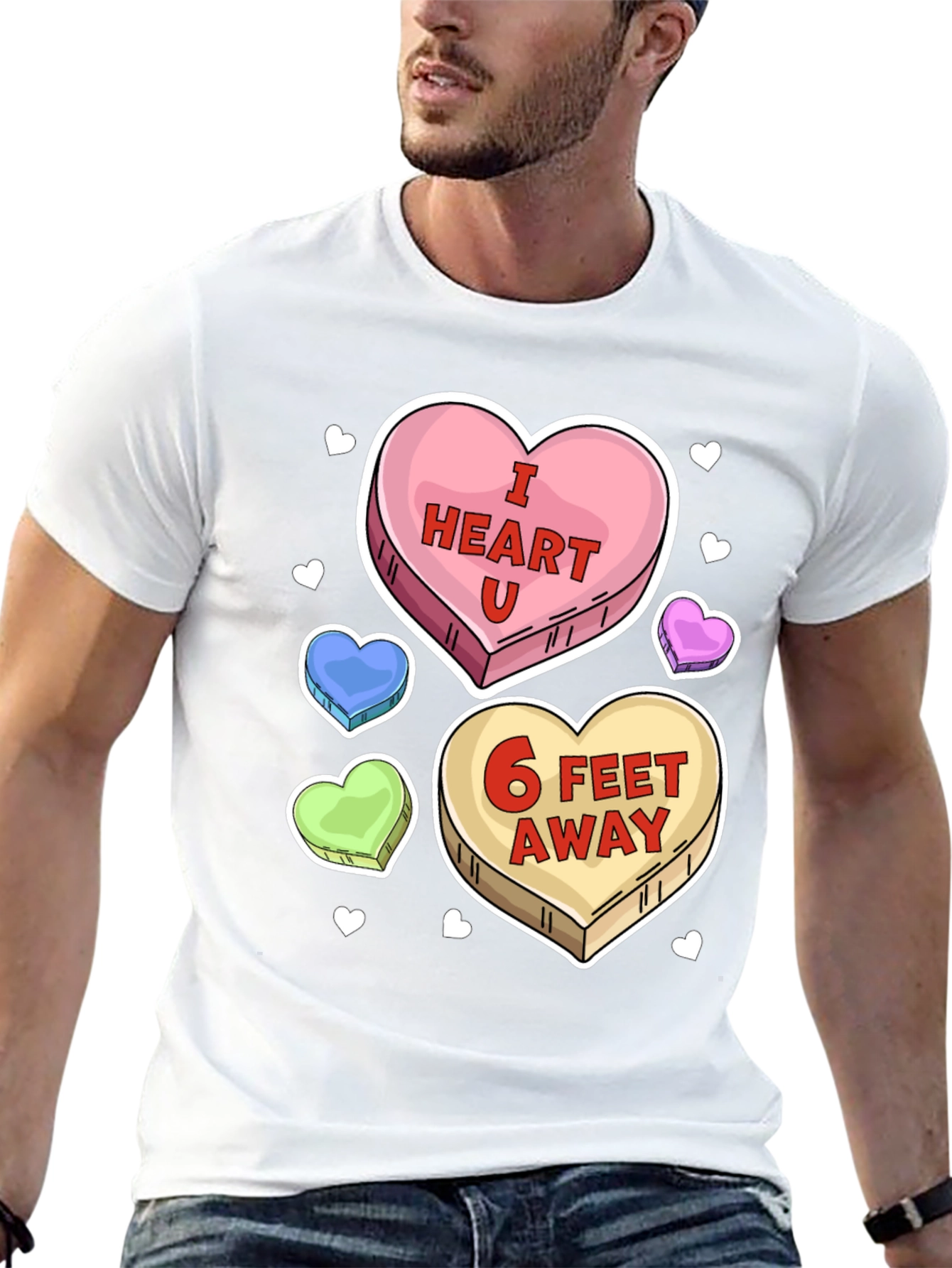 I Heart U 6 Feet Away T-Shirt