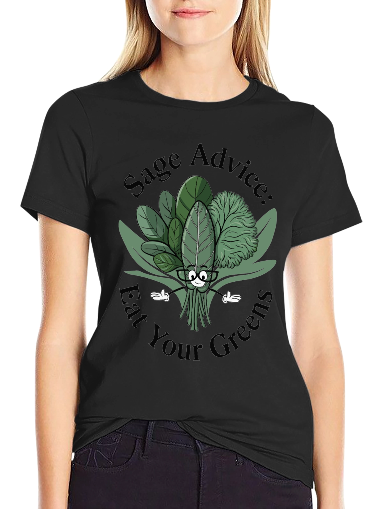 Sage Advice Eat Your Greens Graphic Tee
