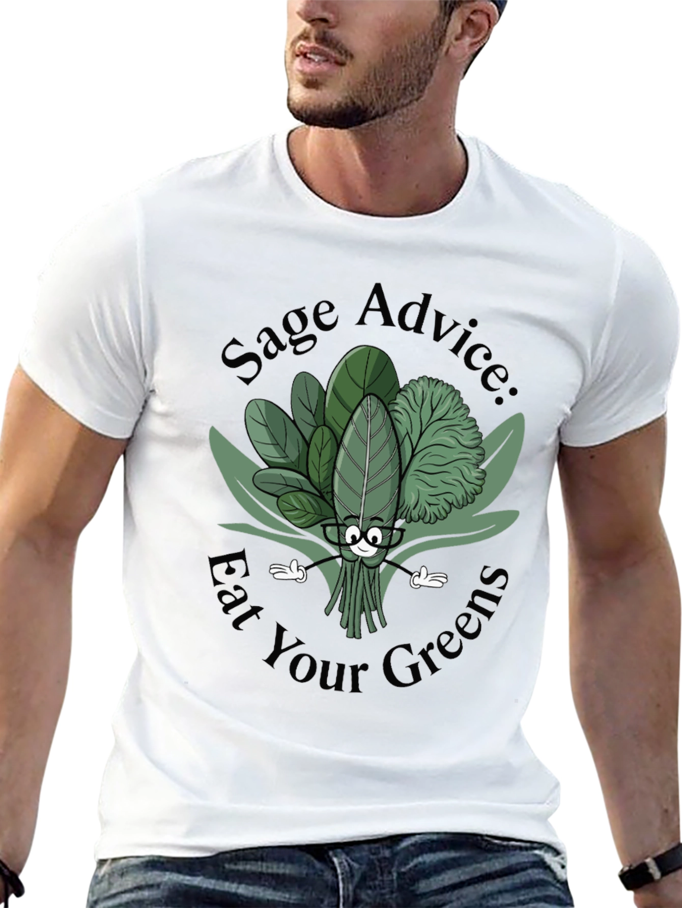 Sage Advice Eat Your Greens Graphic Tee