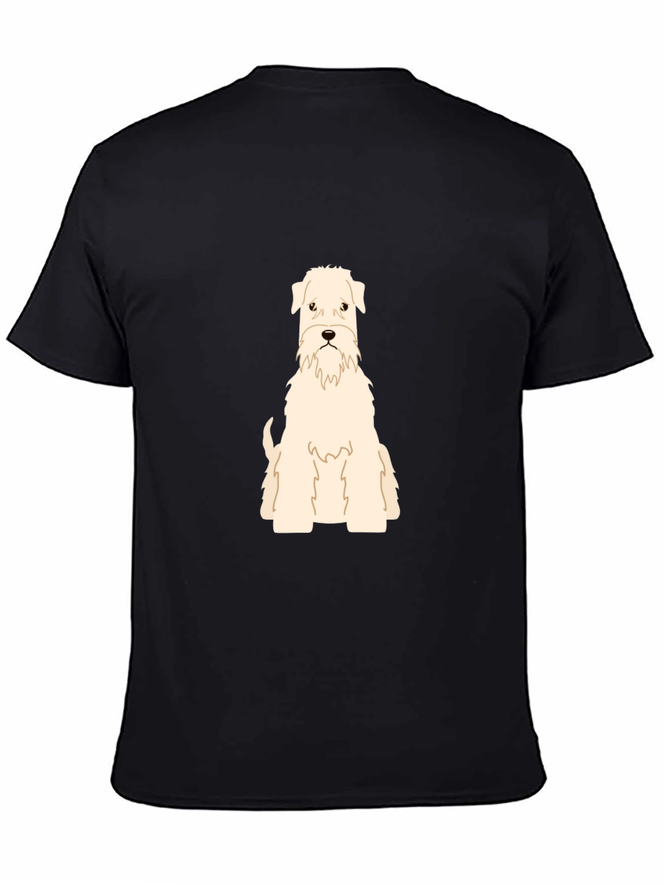 Dog Breed Graphic T-Shirt - Black Cotton Tee