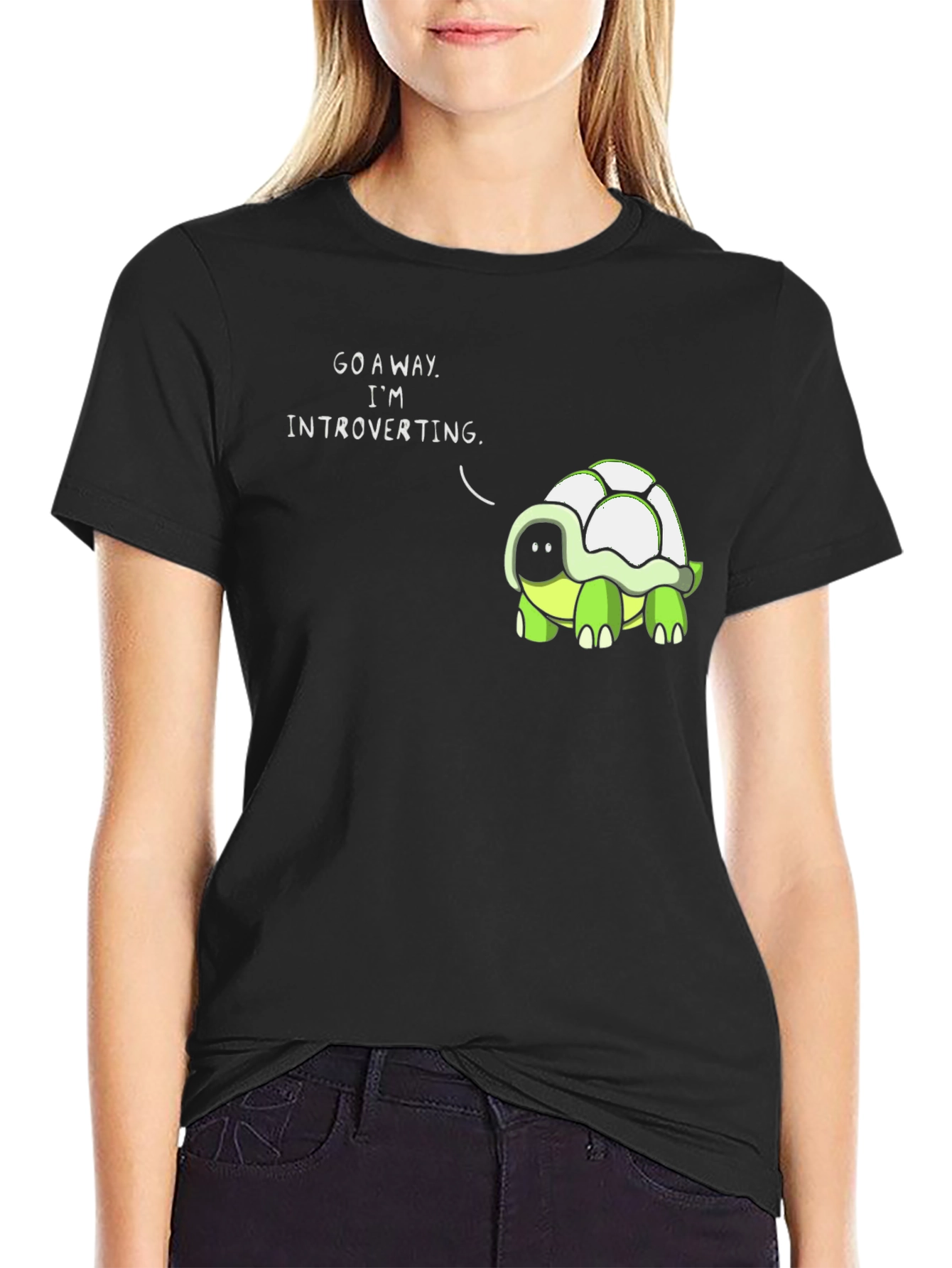 Introvert Turtle Graphic Tee