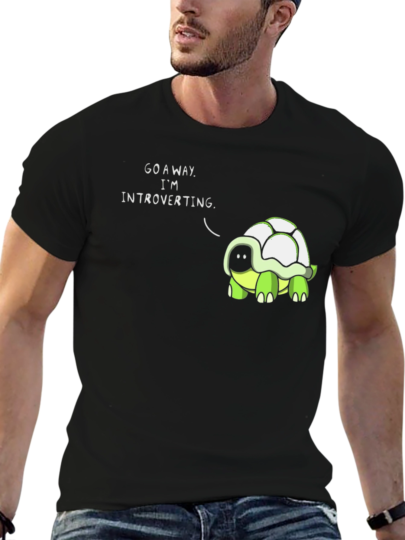 Introvert Turtle Graphic Tee