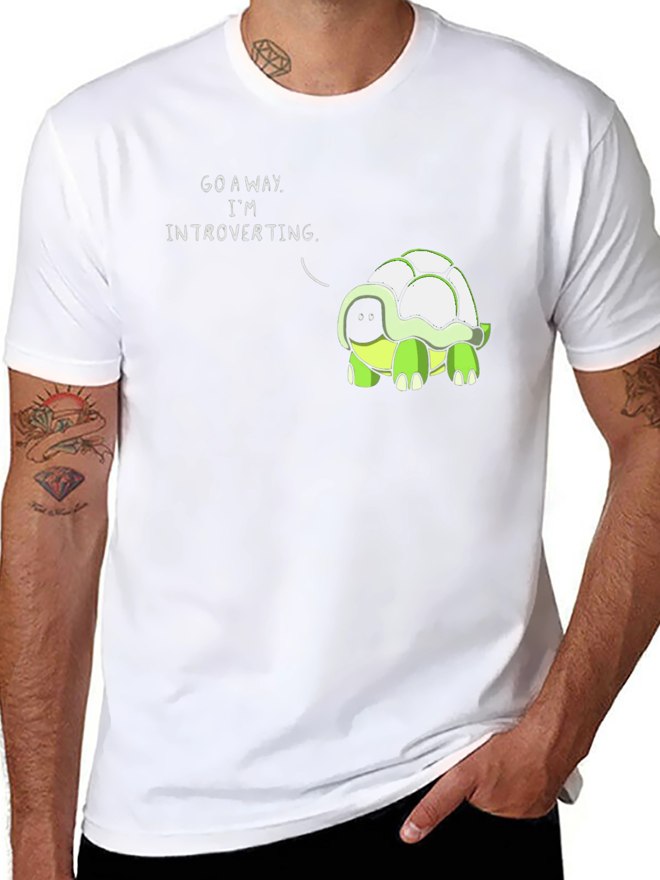 Introvert Turtle Graphic Tee