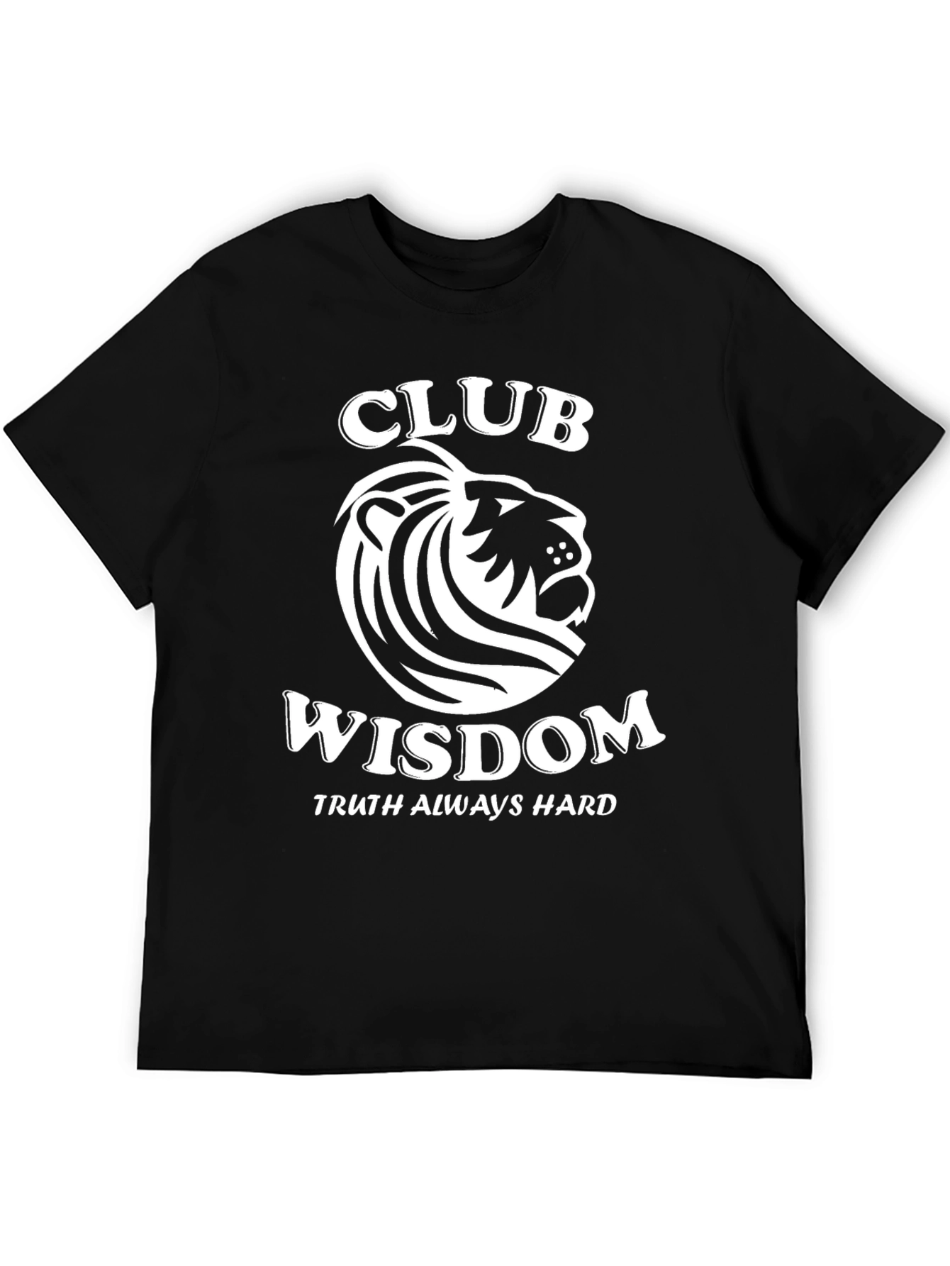 Club Wisdom T-Shirt: Truth Always Hard - Black Tee
