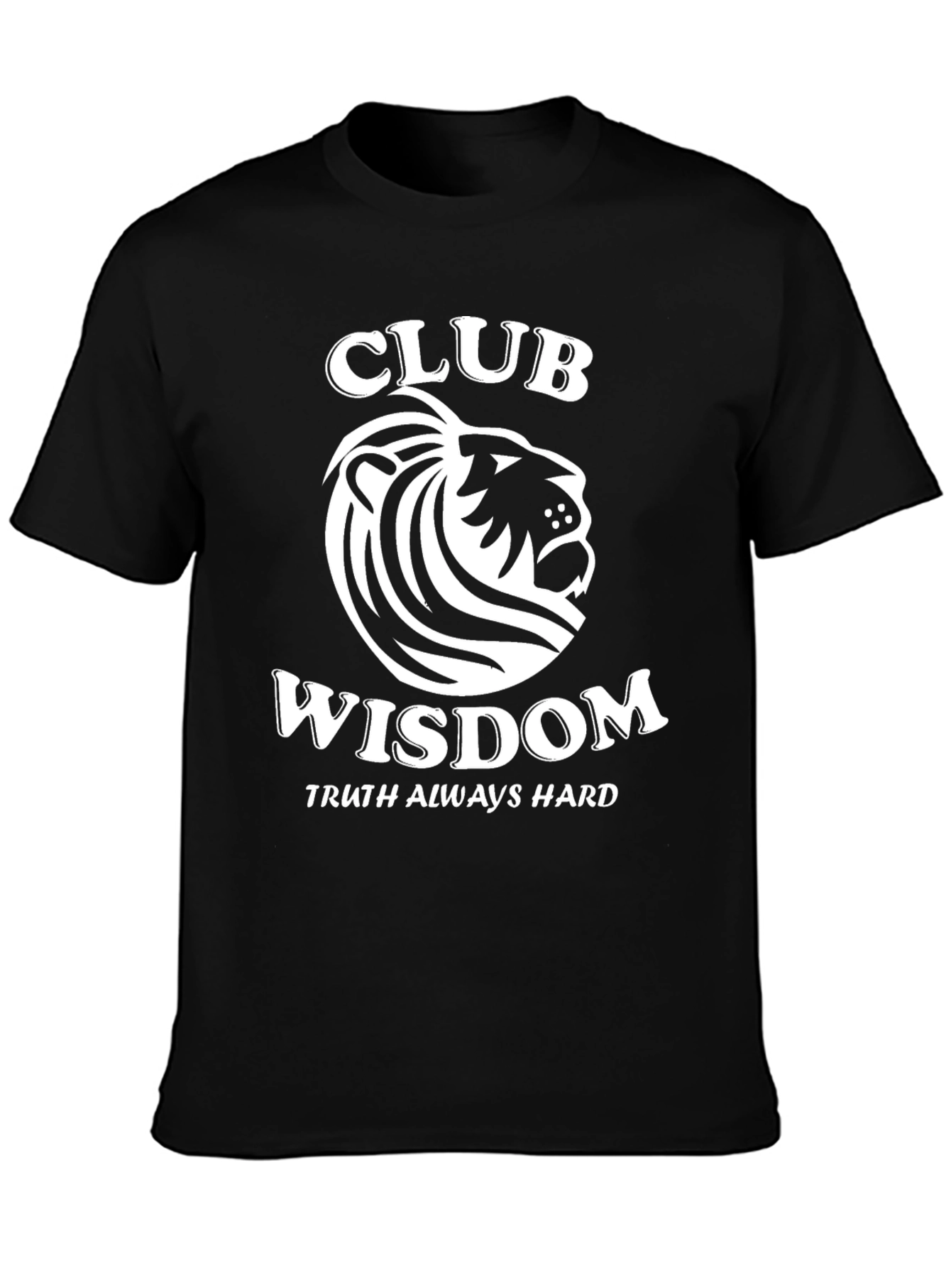 Club Wisdom T-Shirt: Truth Always Hard - Black Tee