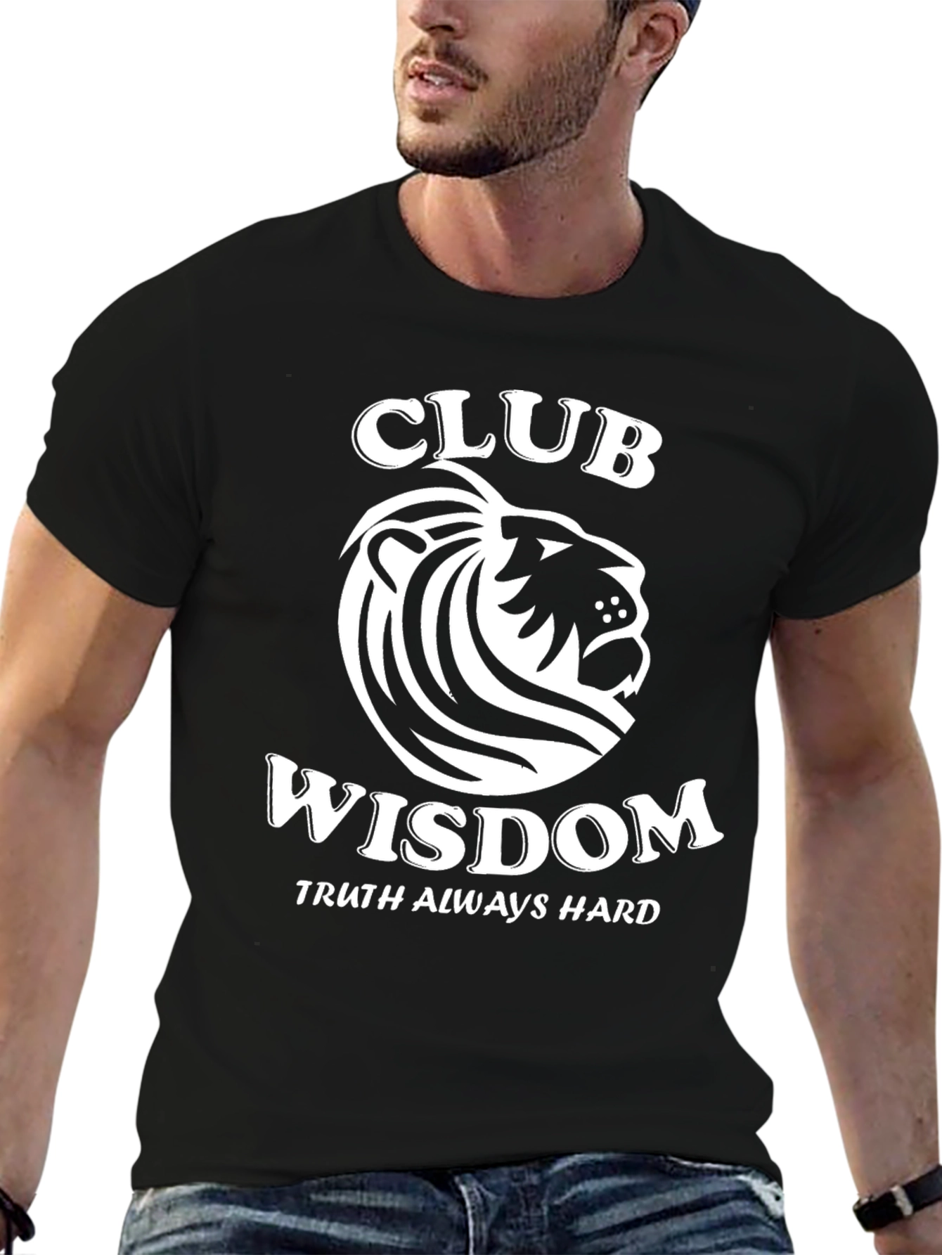 Club Wisdom T-Shirt: Truth Always Hard - Black Tee