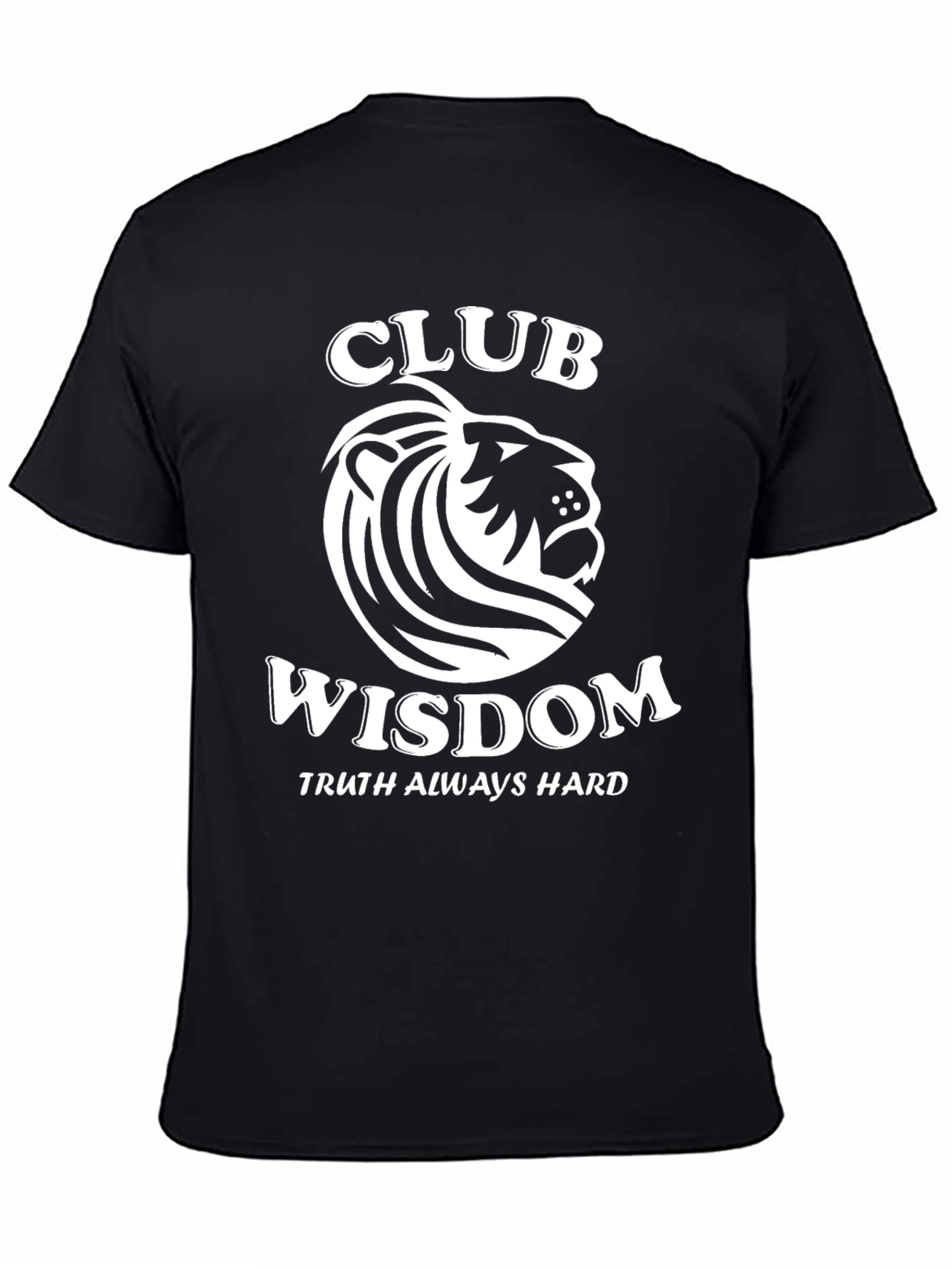 Club Wisdom T-Shirt: Truth Always Hard - Black Tee