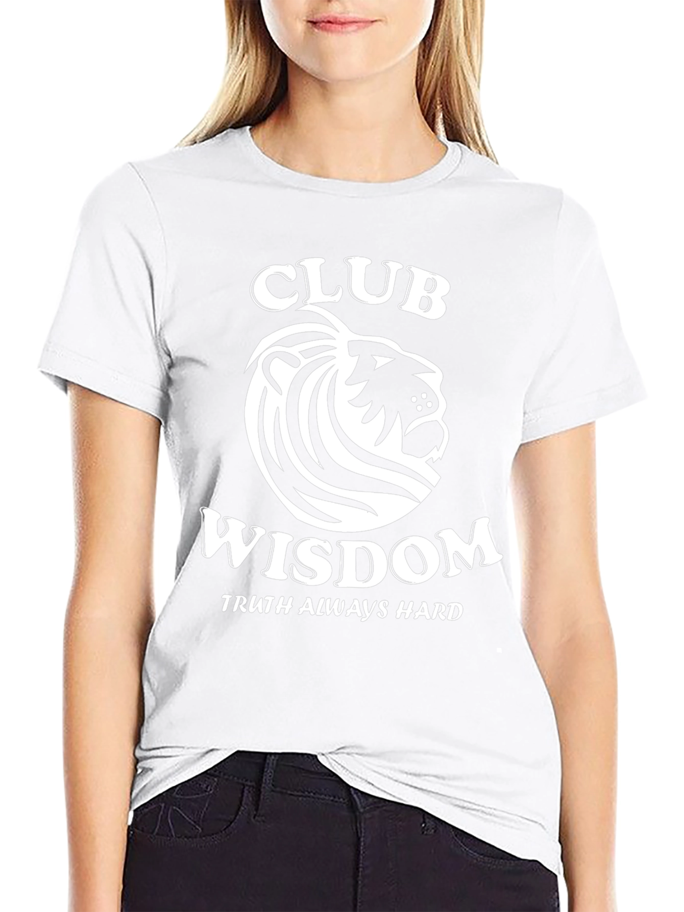 Club Wisdom T-Shirt: Truth Always Hard - Black Tee