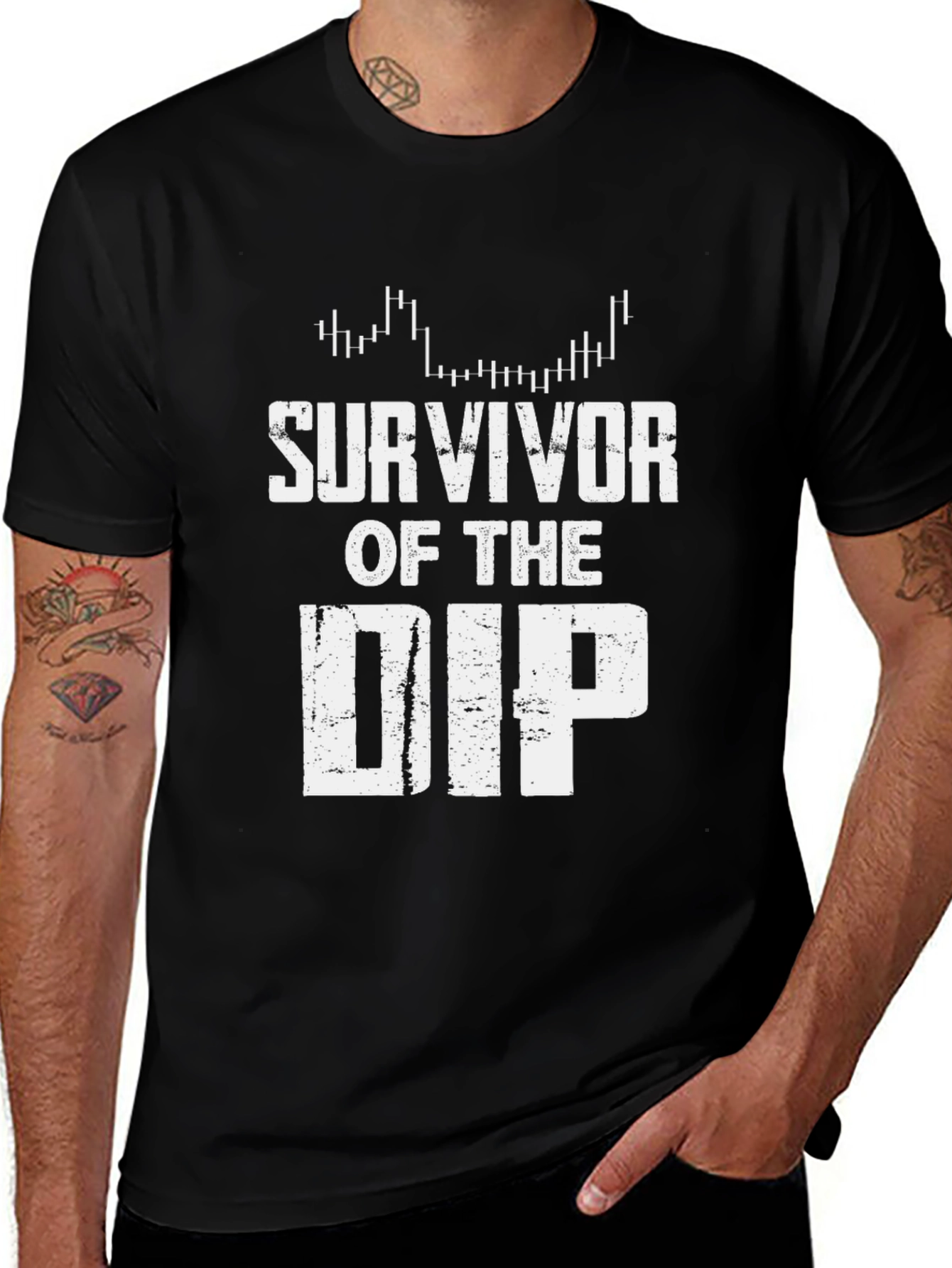 Survivor of The Dip - Trader T-Shirt