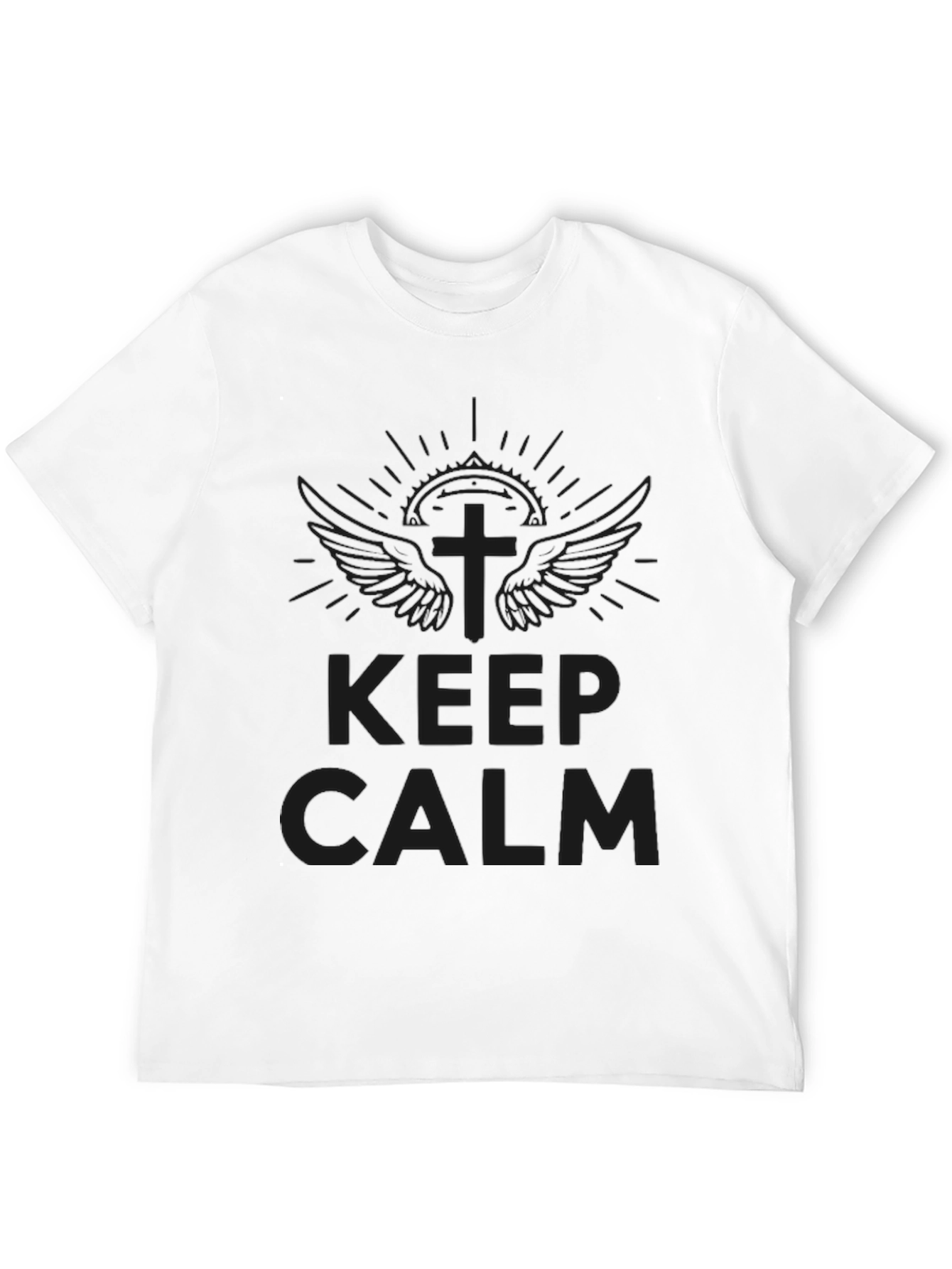 Keep Calm Graphic Tee - Stylish Comfort