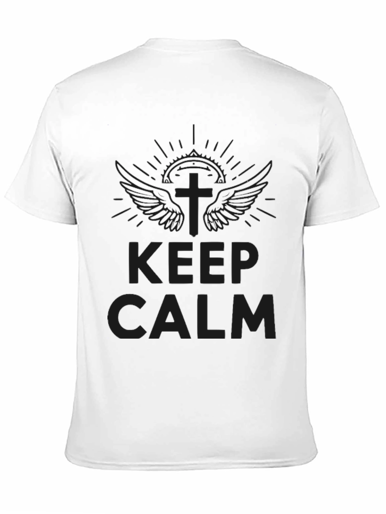 Keep Calm Graphic Tee - Stylish Comfort