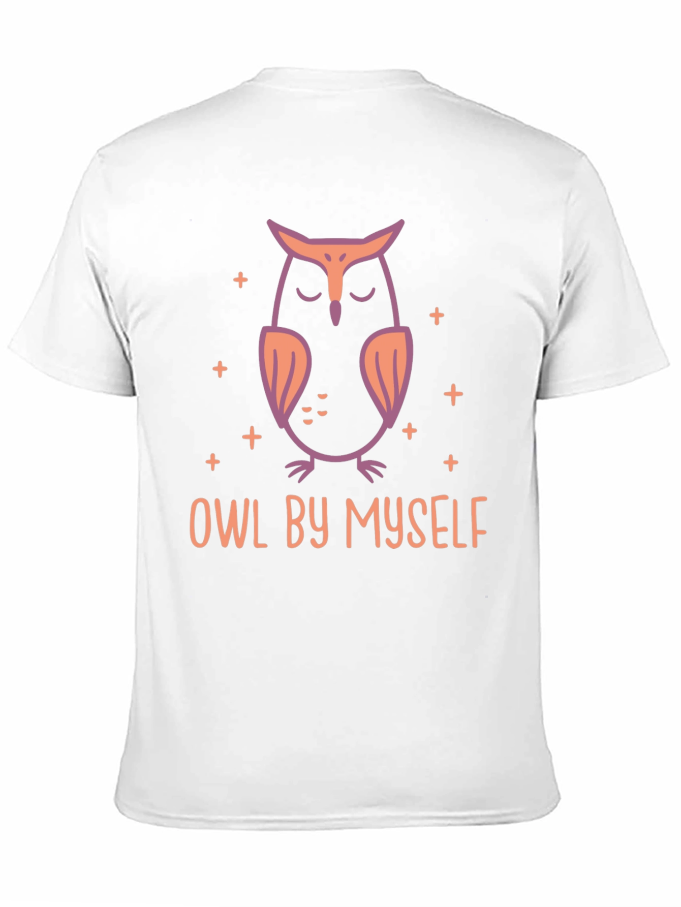 Owl By Myself Graphic Tee - Relaxed Style