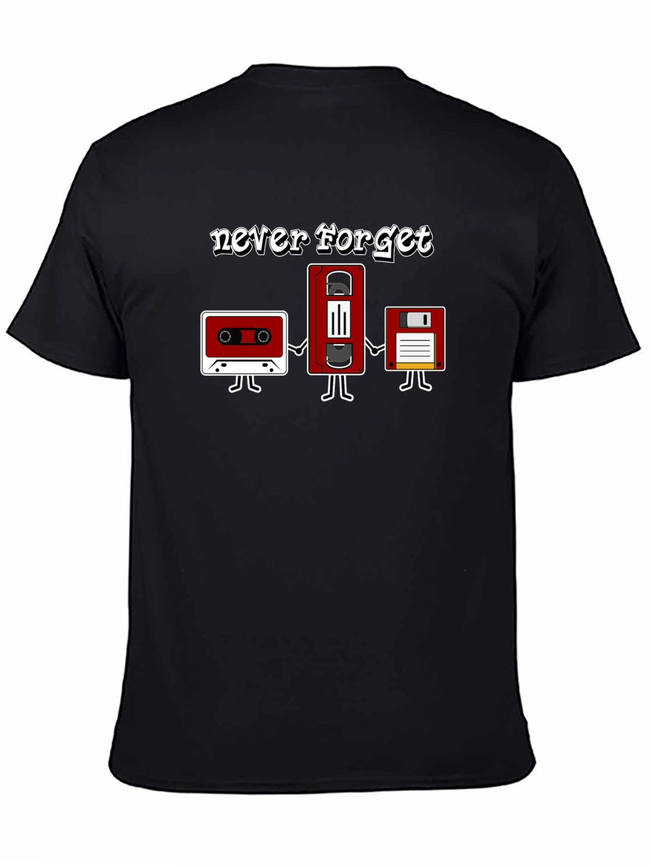 Never Forget Retro Media T-Shirt
