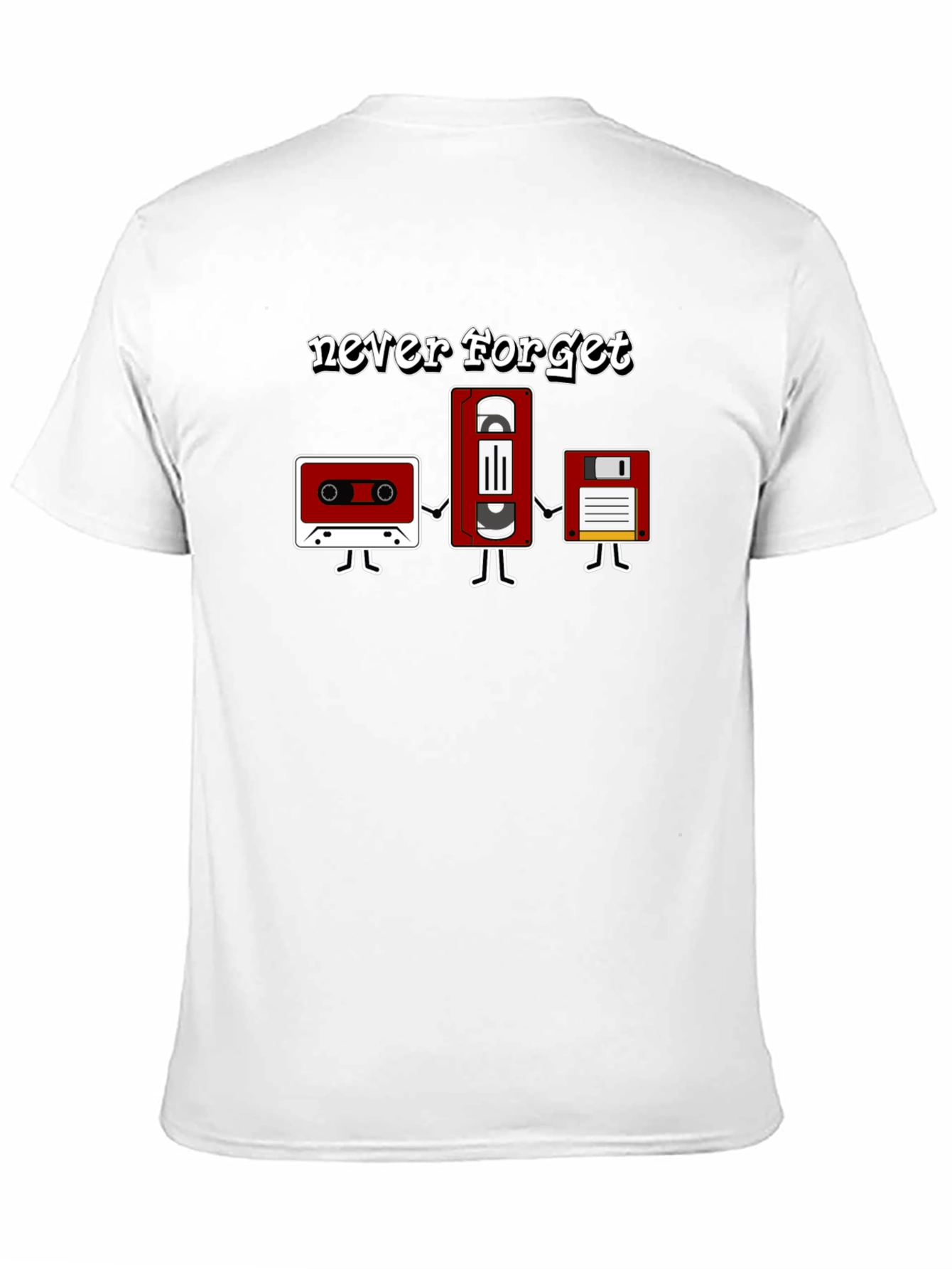 Never Forget Retro Media T-Shirt