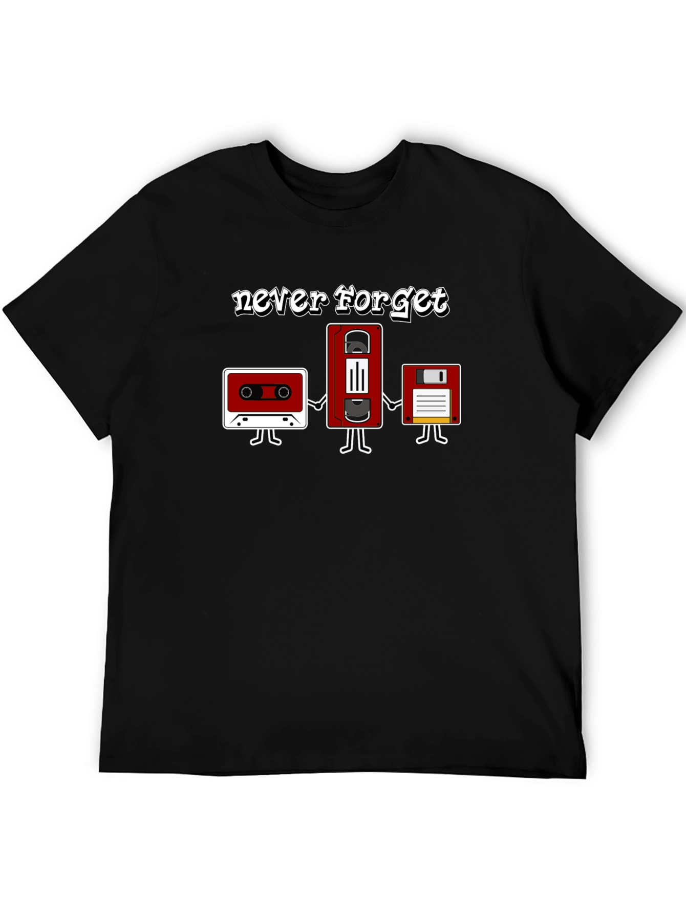Never Forget Retro Media T-Shirt