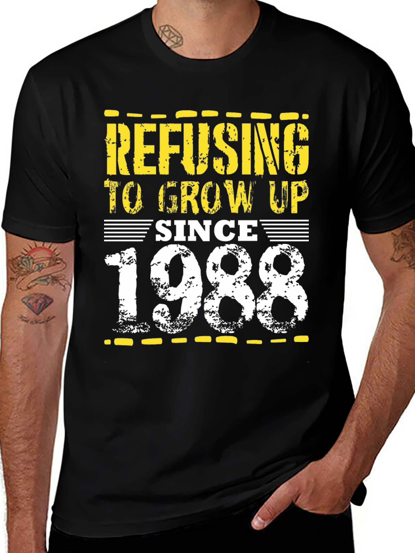 Refusing to Grow Up Since 1988 Graphic T-Shirt