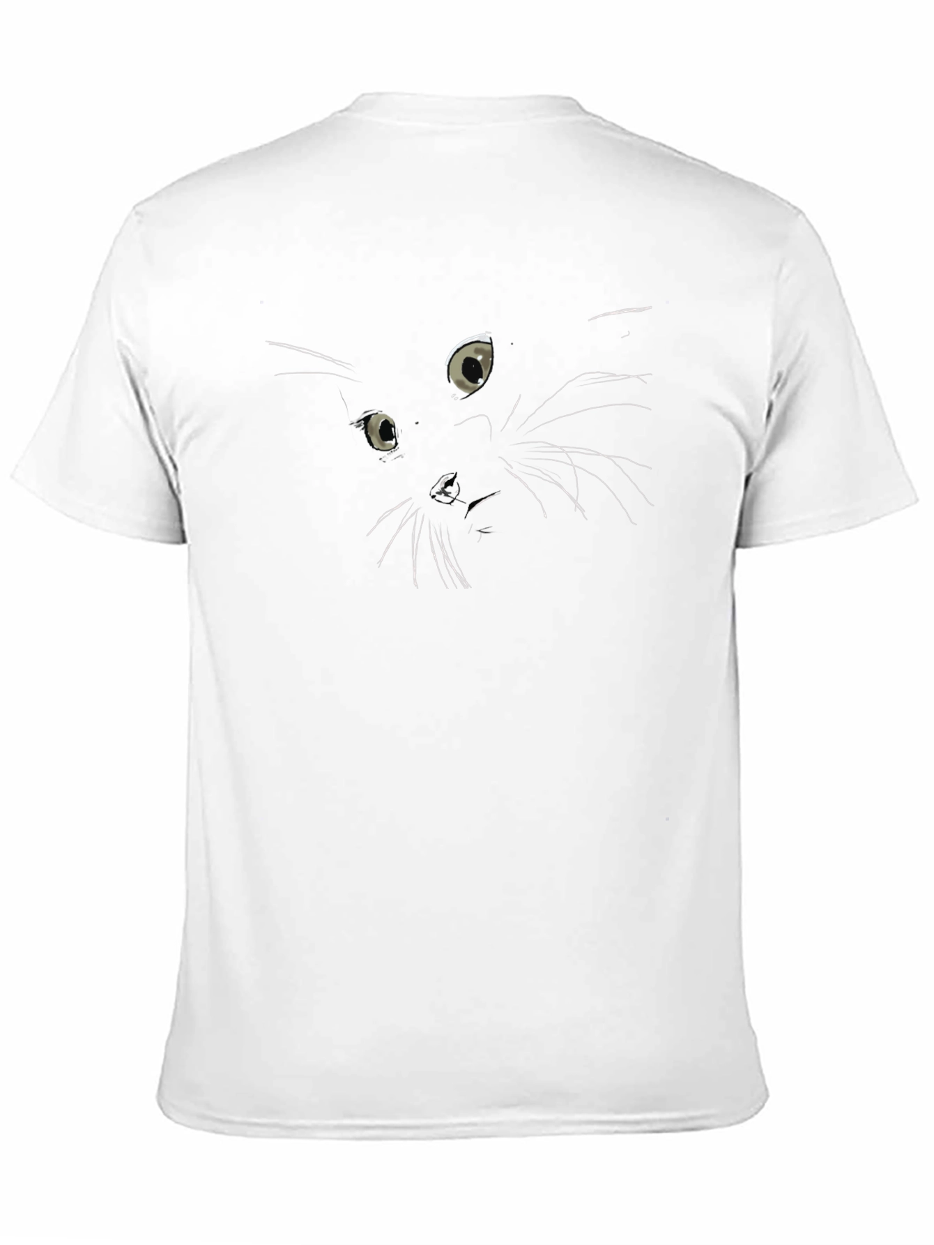 Mens Black Cat Graphic Tee