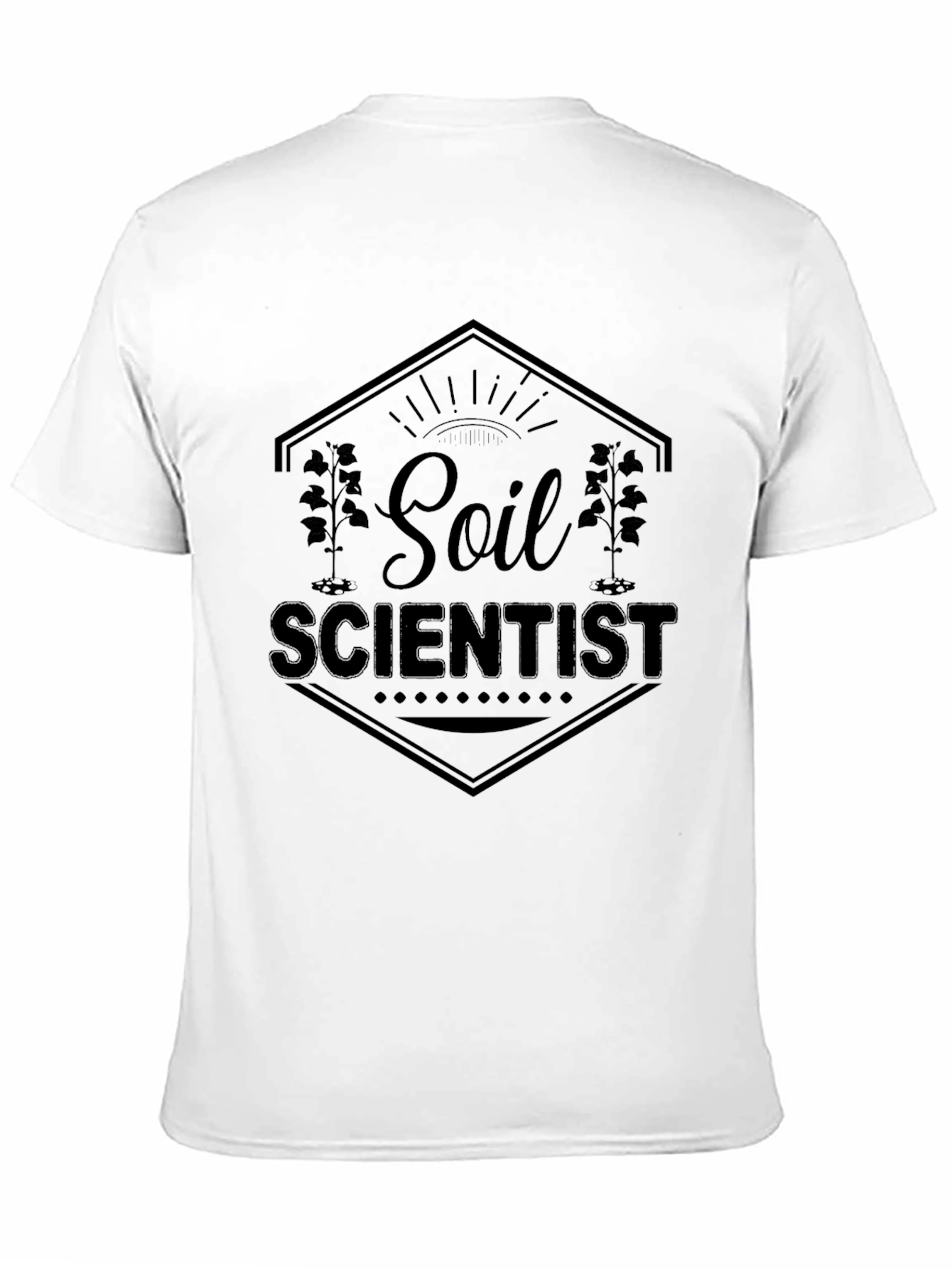 Soil Scientist Graphic T-Shirt - Black