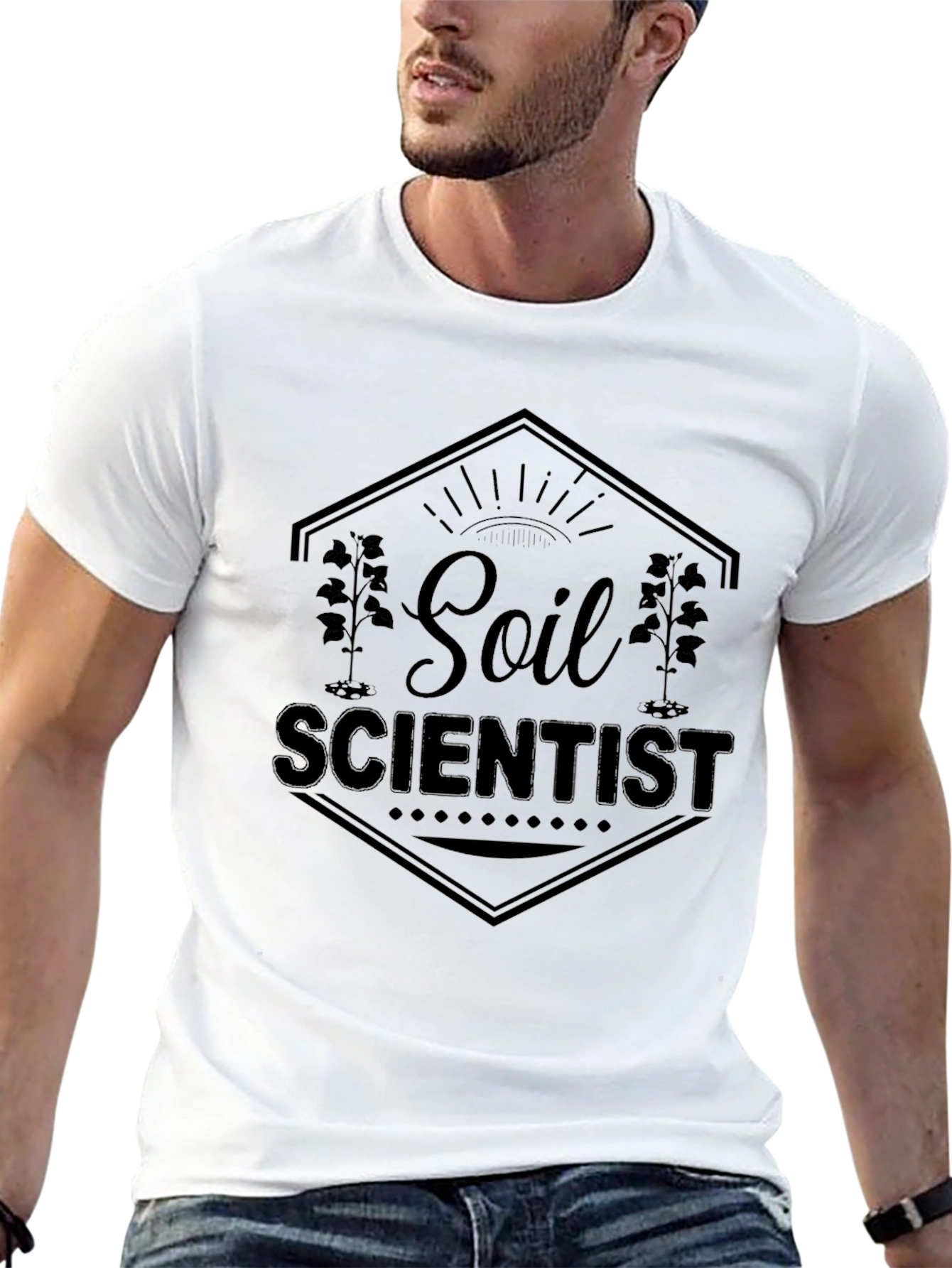 Soil Scientist Graphic T-Shirt - Black