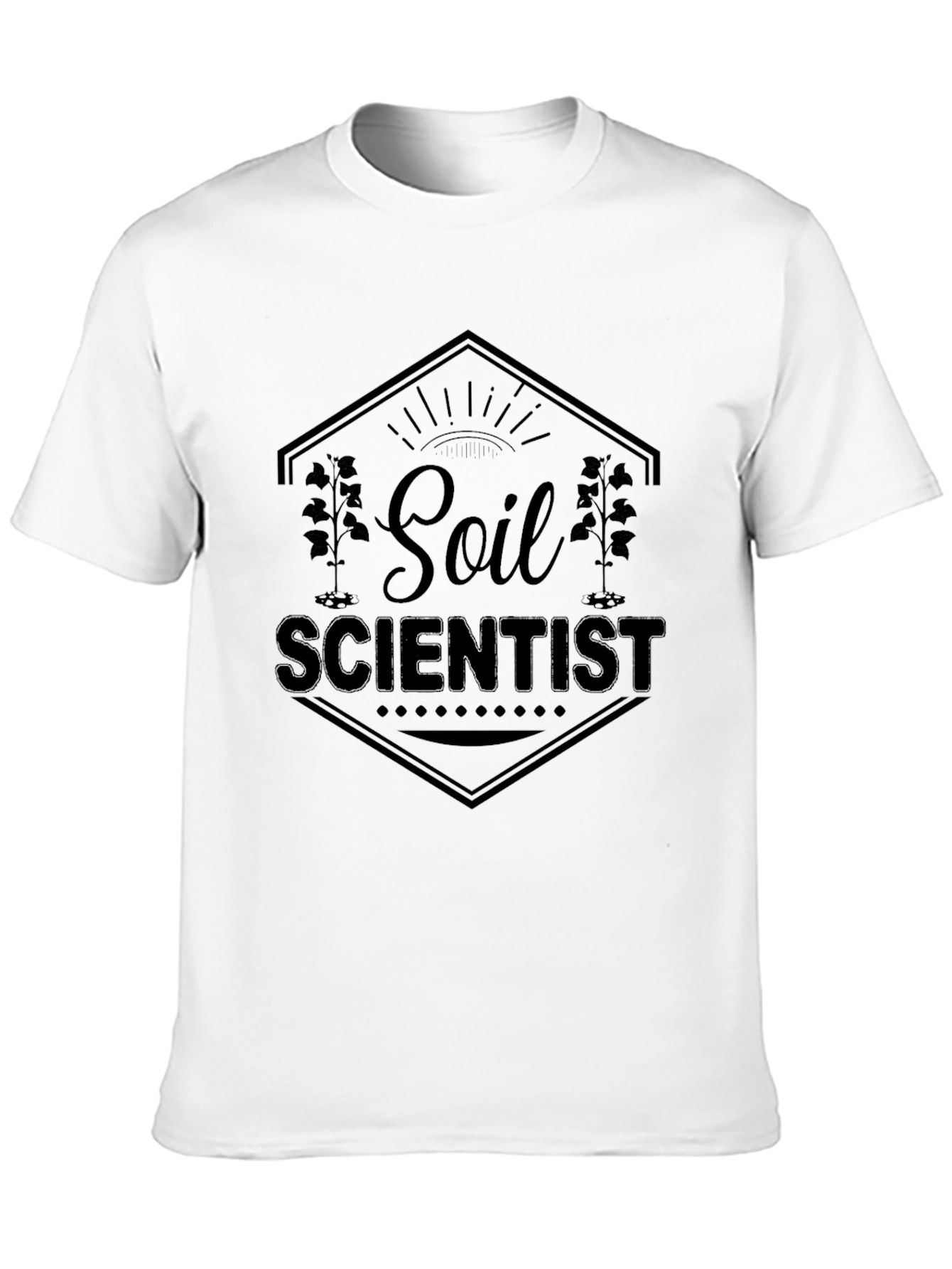 Soil Scientist Graphic T-Shirt - Black