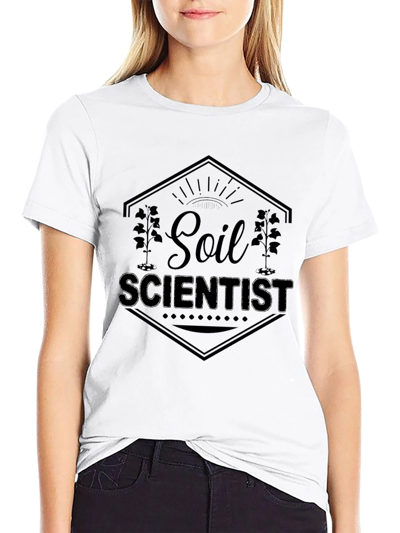 Soil Scientist Graphic T-Shirt - Black