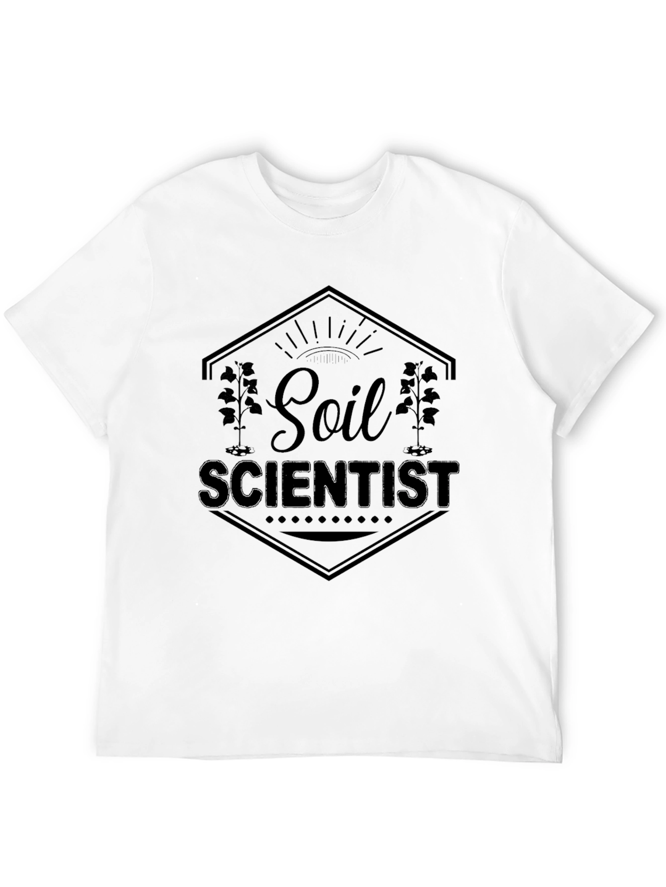Soil Scientist Graphic T-Shirt - Black