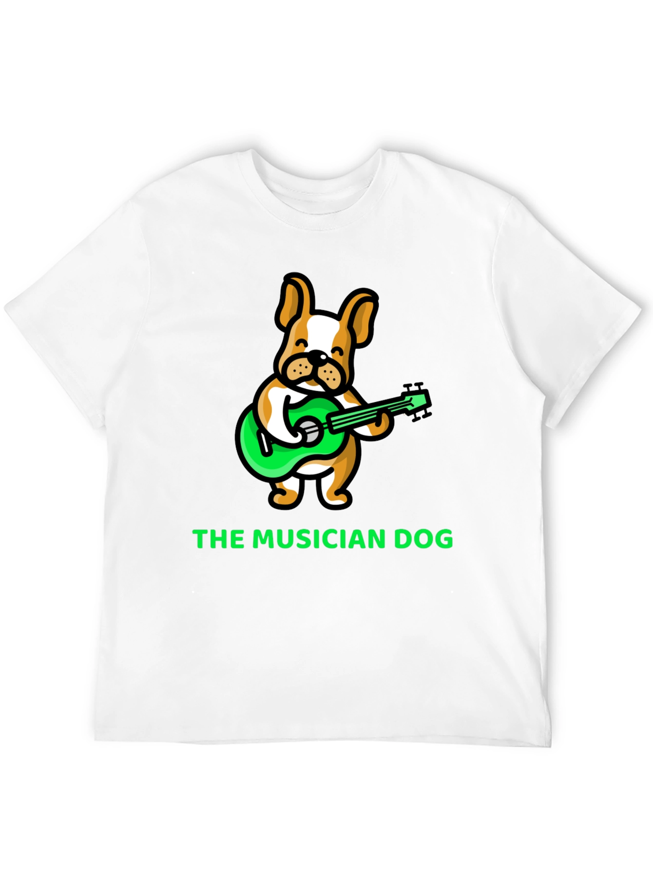 The Musician Dog T-Shirt: Cute Animal Design