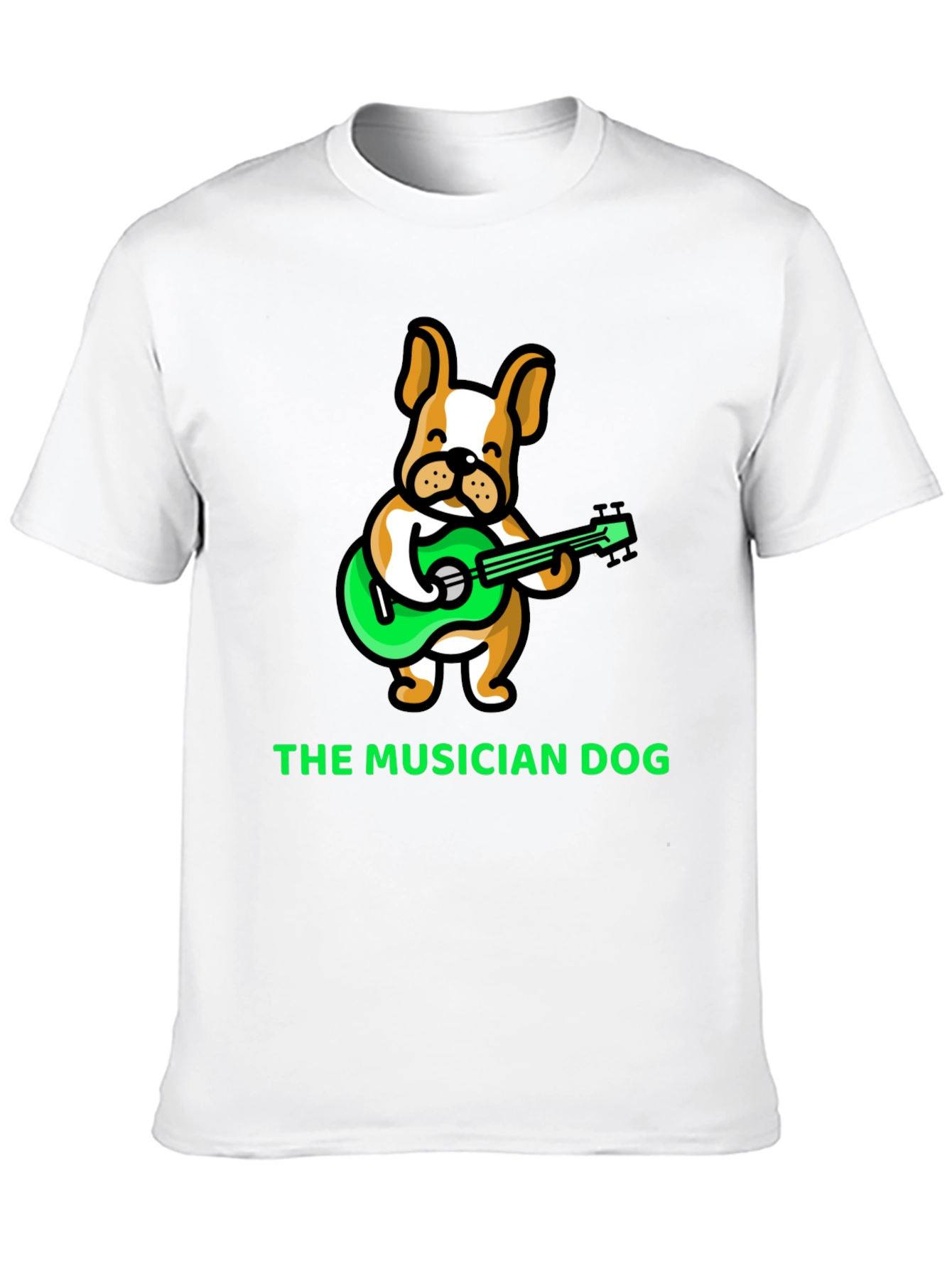 The Musician Dog T-Shirt: Cute Animal Design