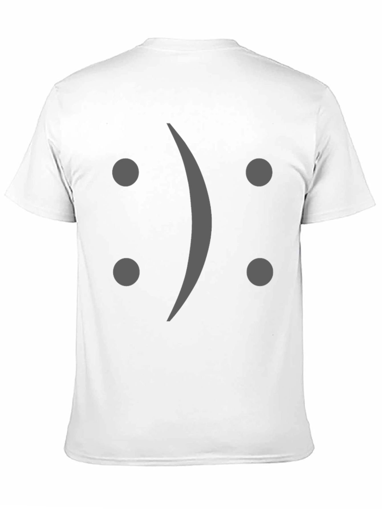 Sad Face Graphic Tee - Soft Cotton Blend Shirt
