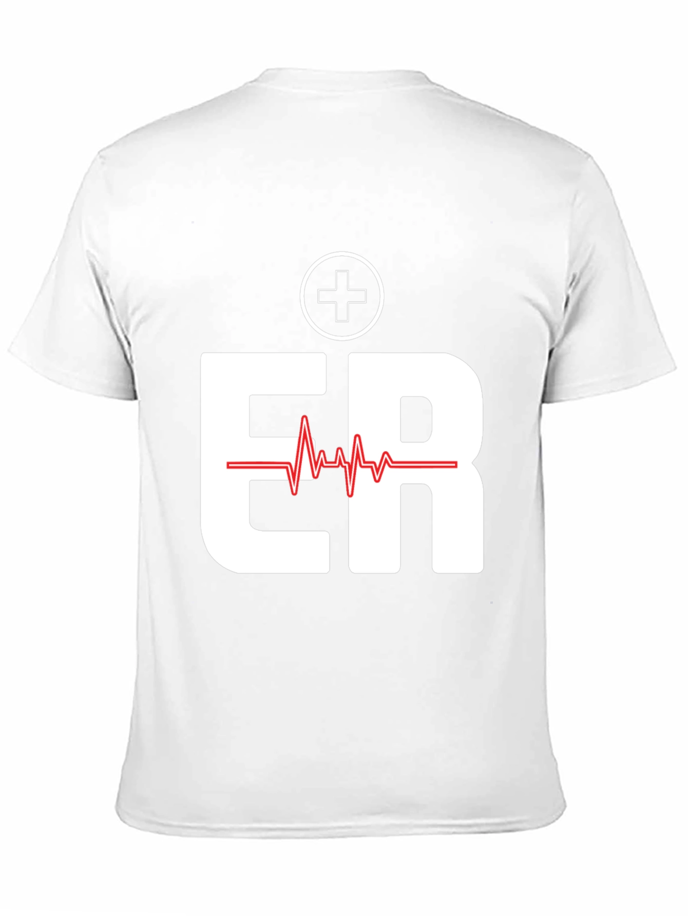 ER Emergency Room Heartbeat Graphic T-Shirt