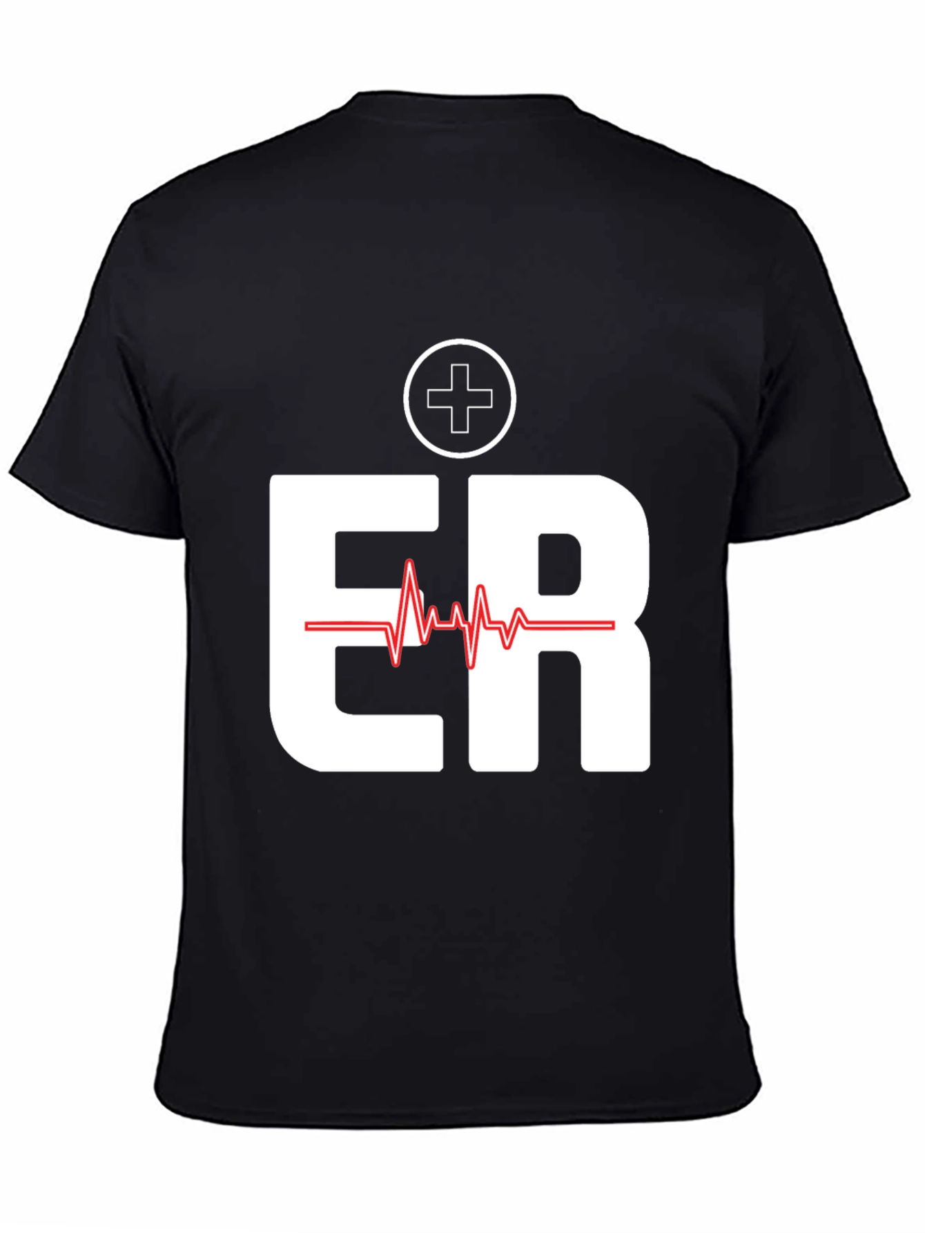 ER Emergency Room Heartbeat Graphic T-Shirt