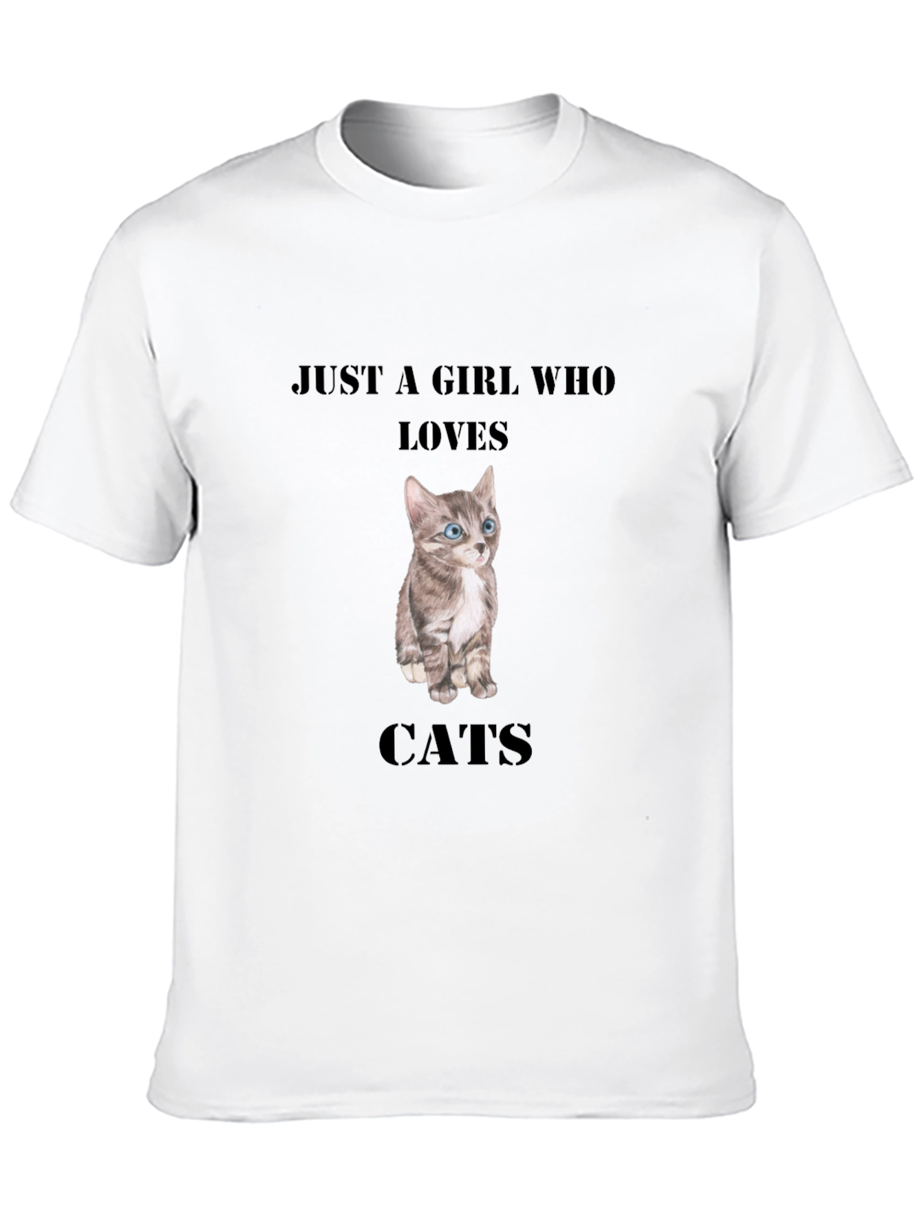 Just A Girl Who Loves Cats T-Shirt