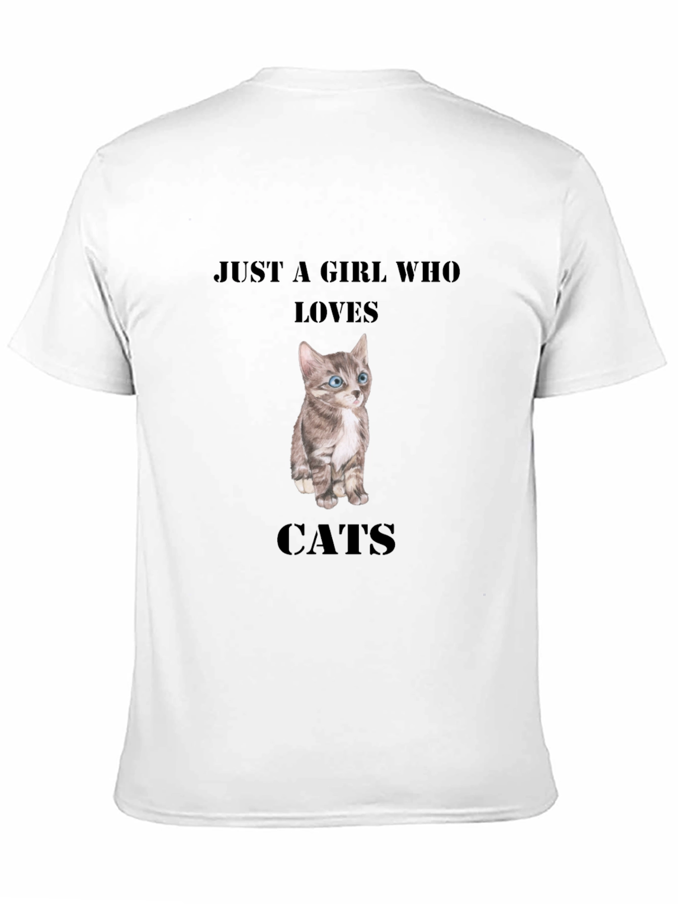 Just A Girl Who Loves Cats T-Shirt