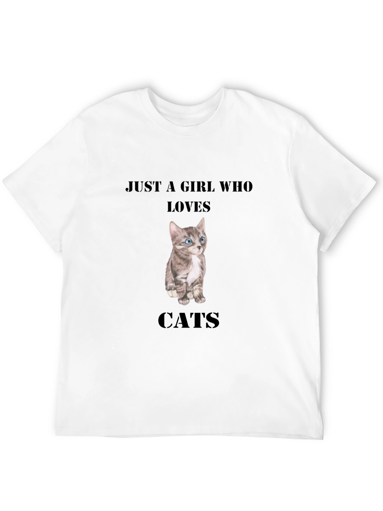 Just A Girl Who Loves Cats T-Shirt
