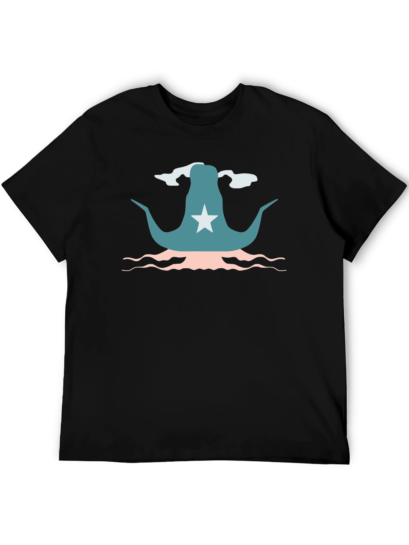 Cthulhu Graphic Tee - Black Cotton Shirt