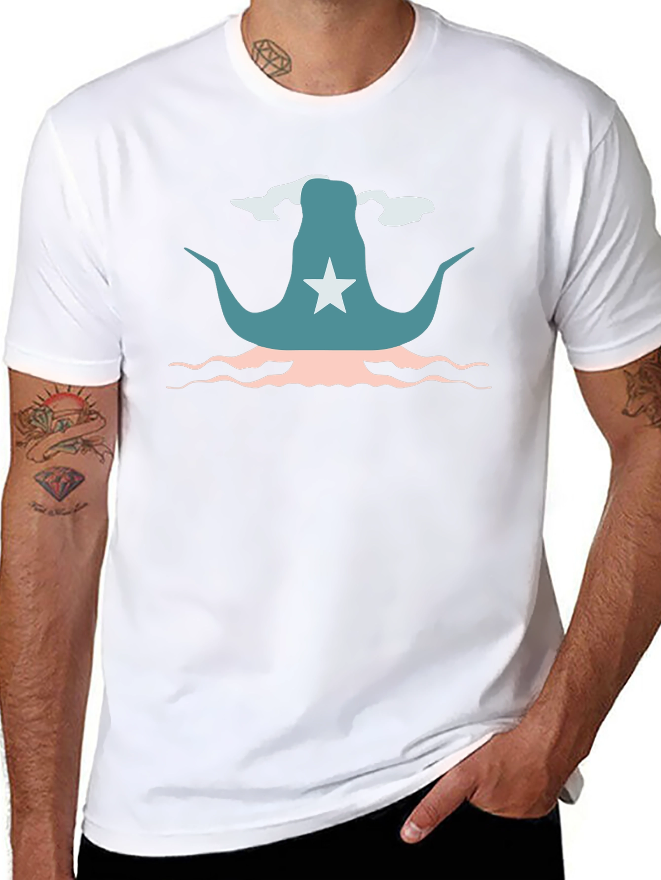 Cthulhu Graphic Tee - Black Cotton Shirt