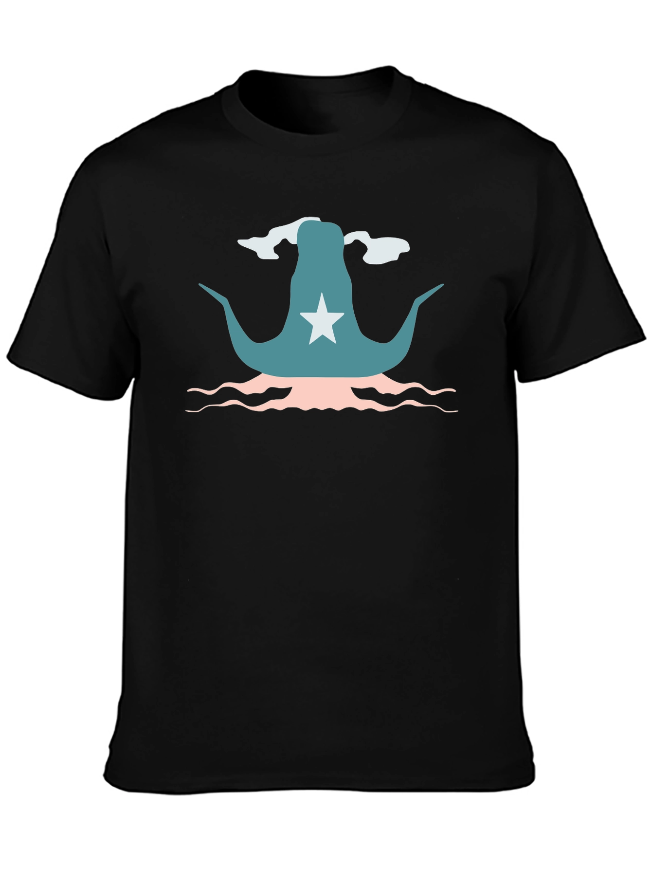 Cthulhu Graphic Tee - Black Cotton Shirt