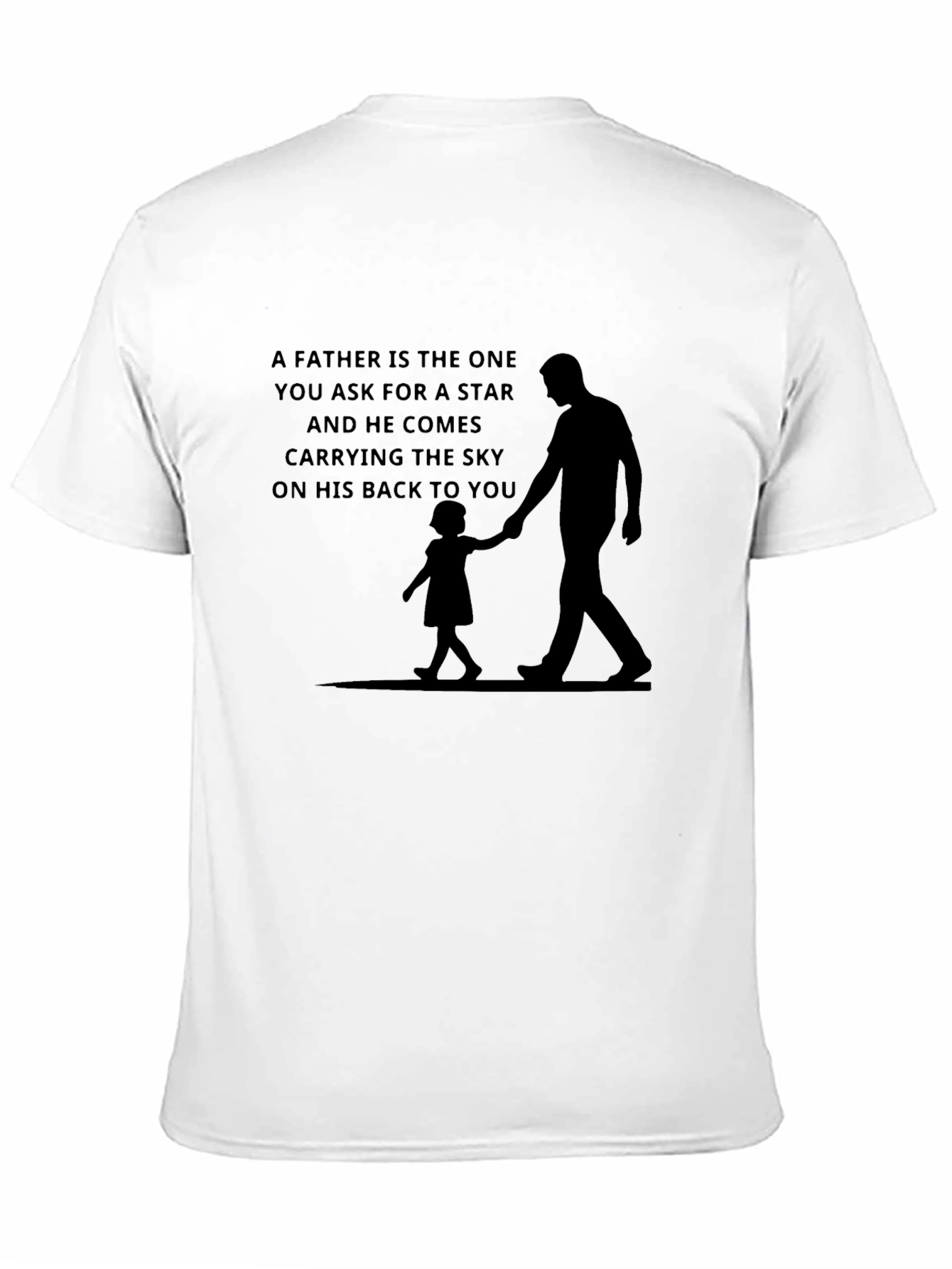 Father & Child Graphic Tee - Carrying the Sky