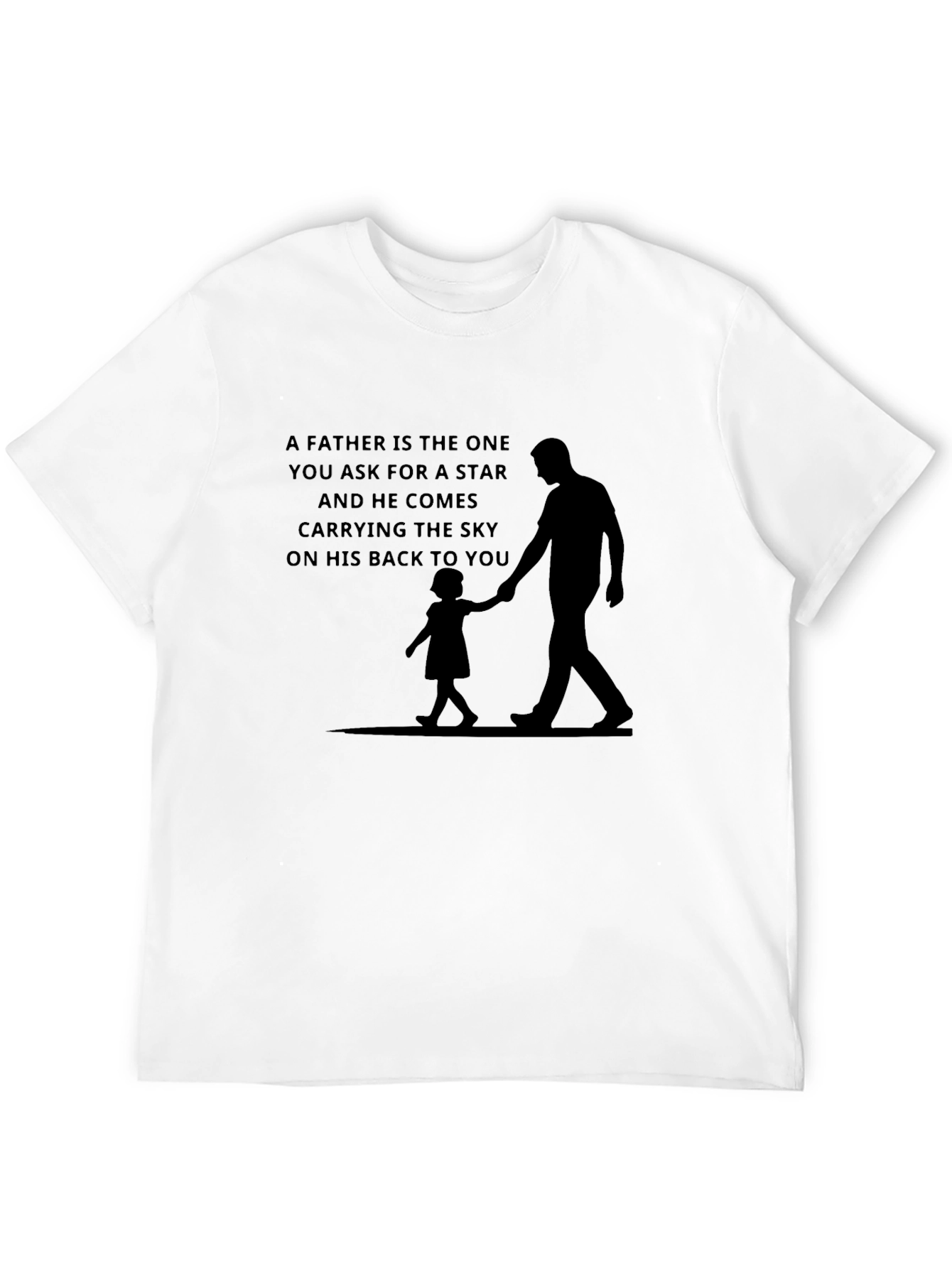 Father & Child Graphic Tee - Carrying the Sky