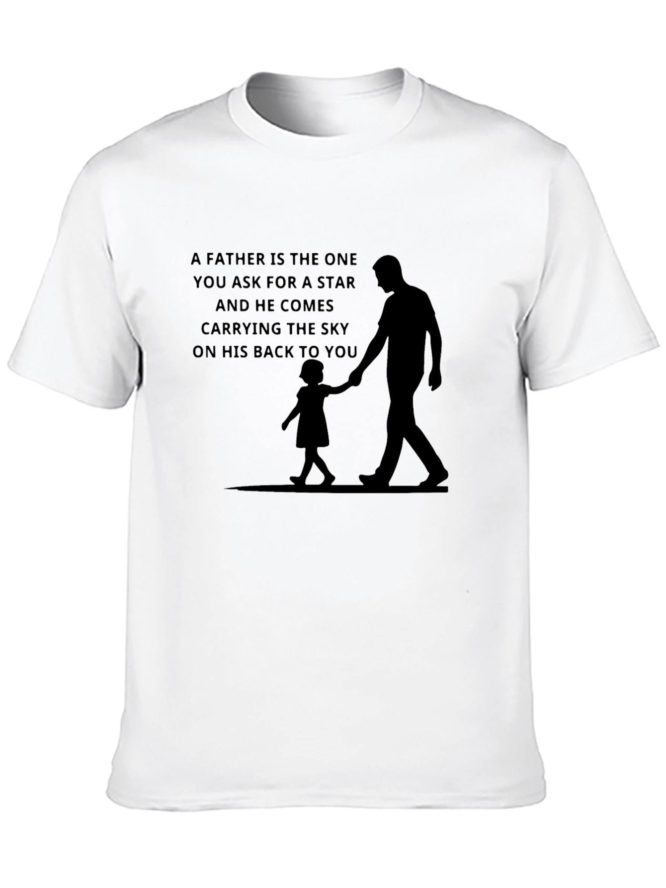 Father & Child Graphic Tee - Carrying the Sky
