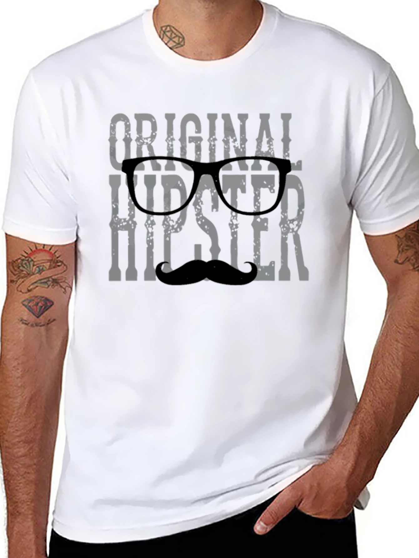 Original Hipster Graphic Tee - Retro Style