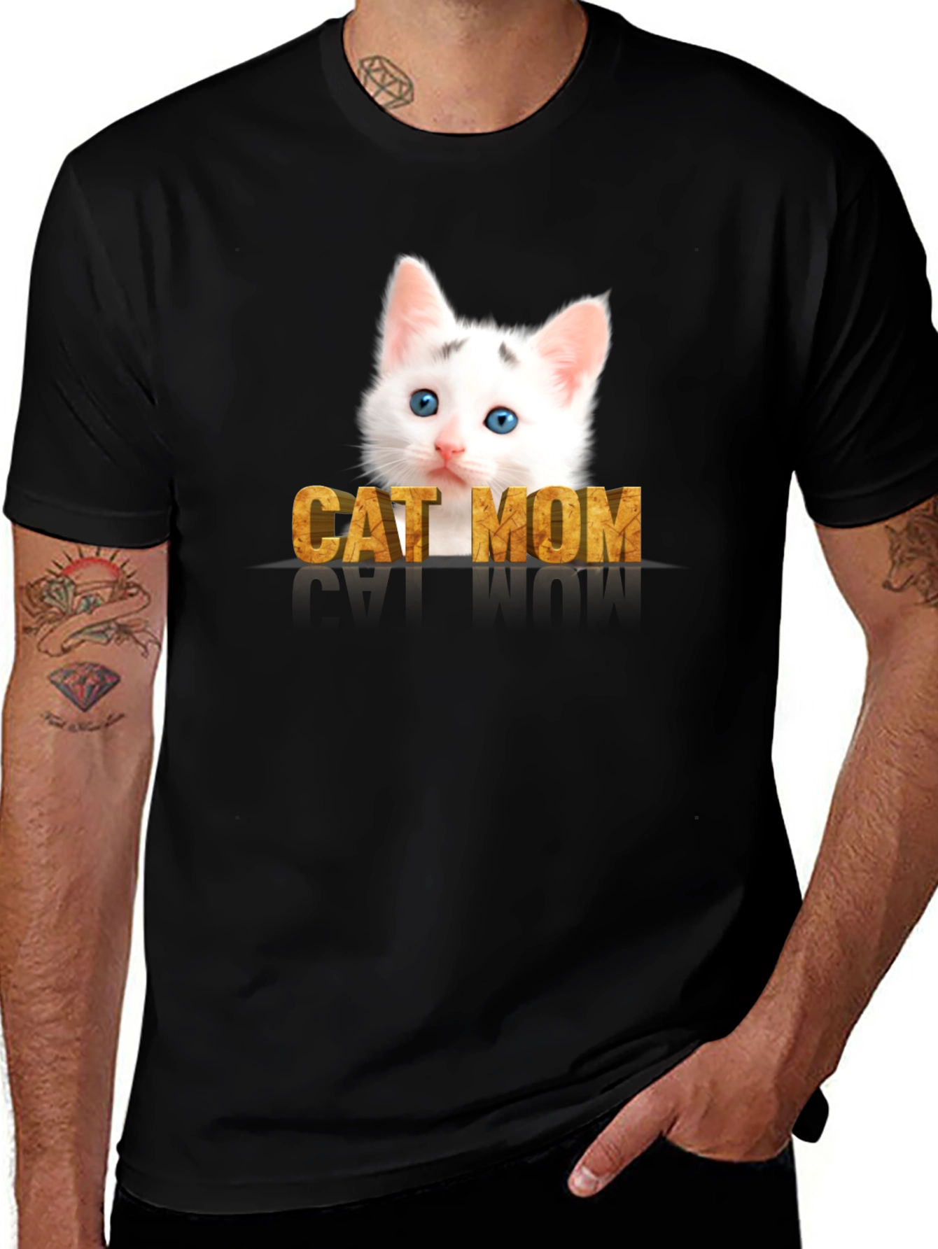 Cat Mom T-Shirt - Adorable Kitten Graphic Tee