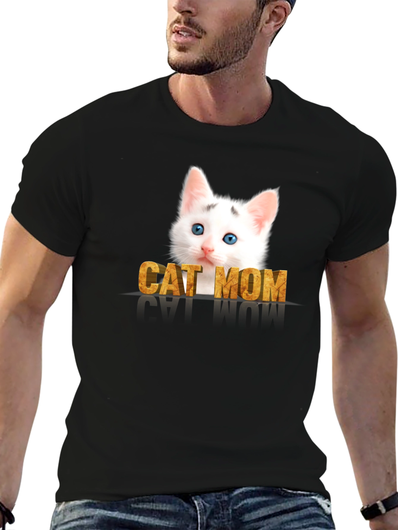 Cat Mom T-Shirt - Adorable Kitten Graphic Tee