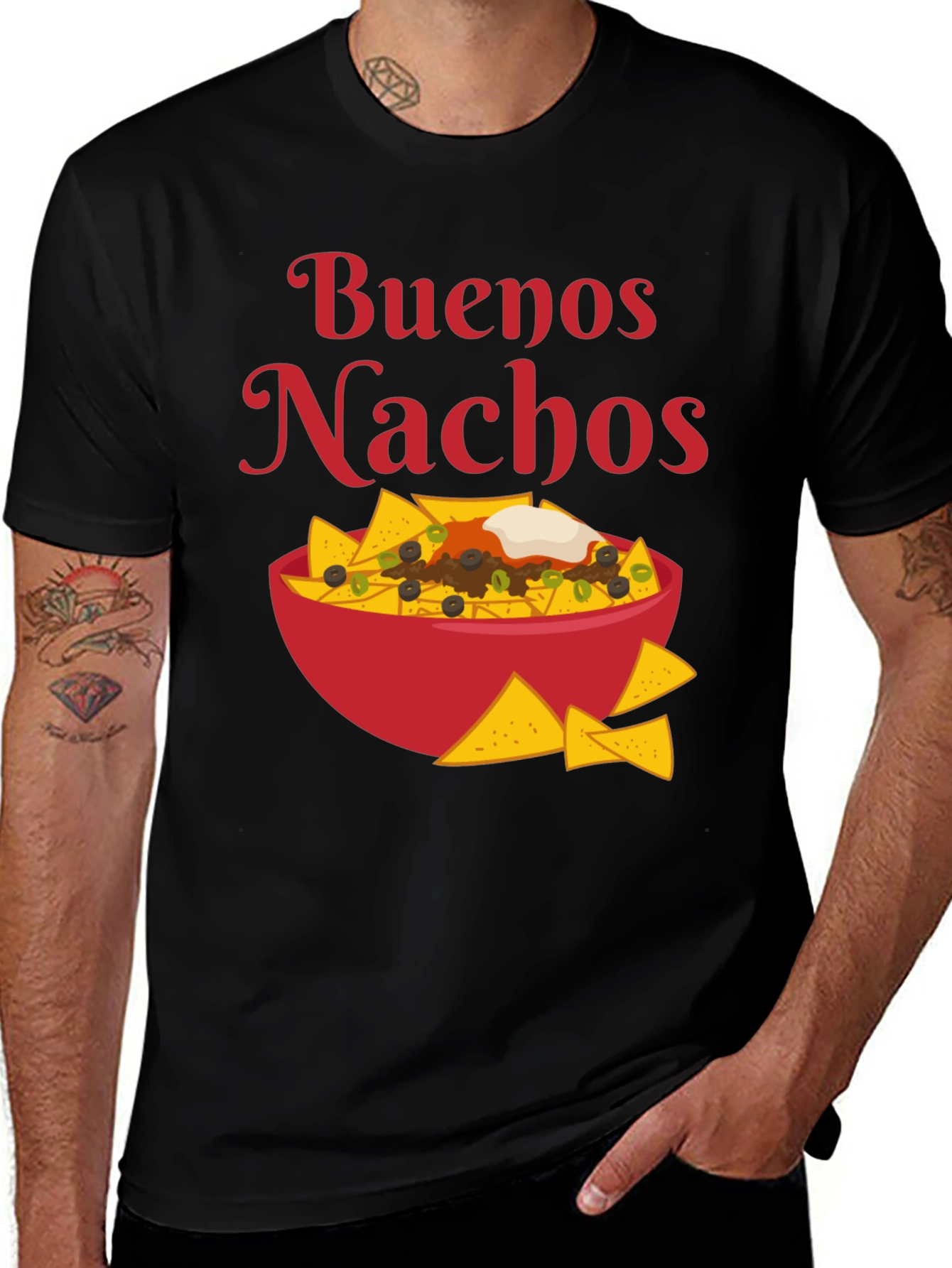 Buenos Nachos Graphic T-Shirt - Foodie Apparel