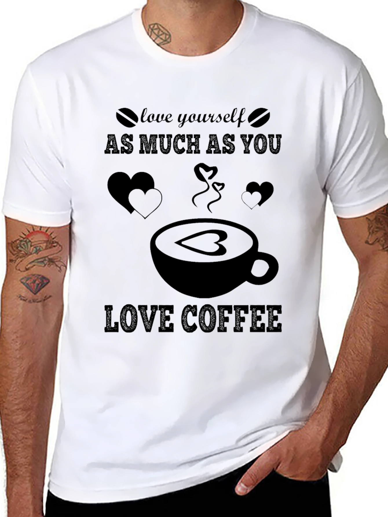 Love Coffee Graphic Tee - Stylish Unisex T-Shirt