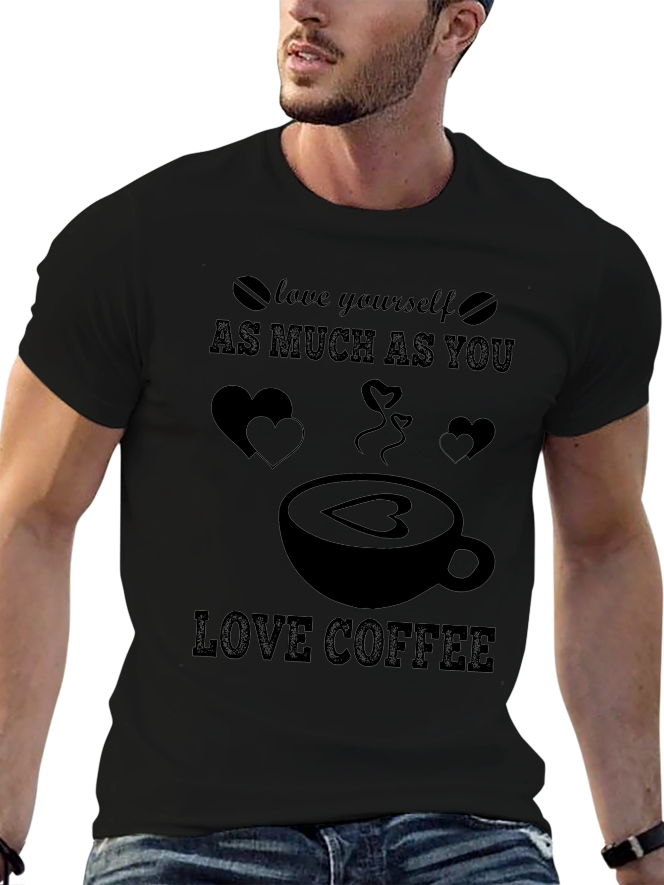 Love Coffee Graphic Tee - Stylish Unisex T-Shirt
