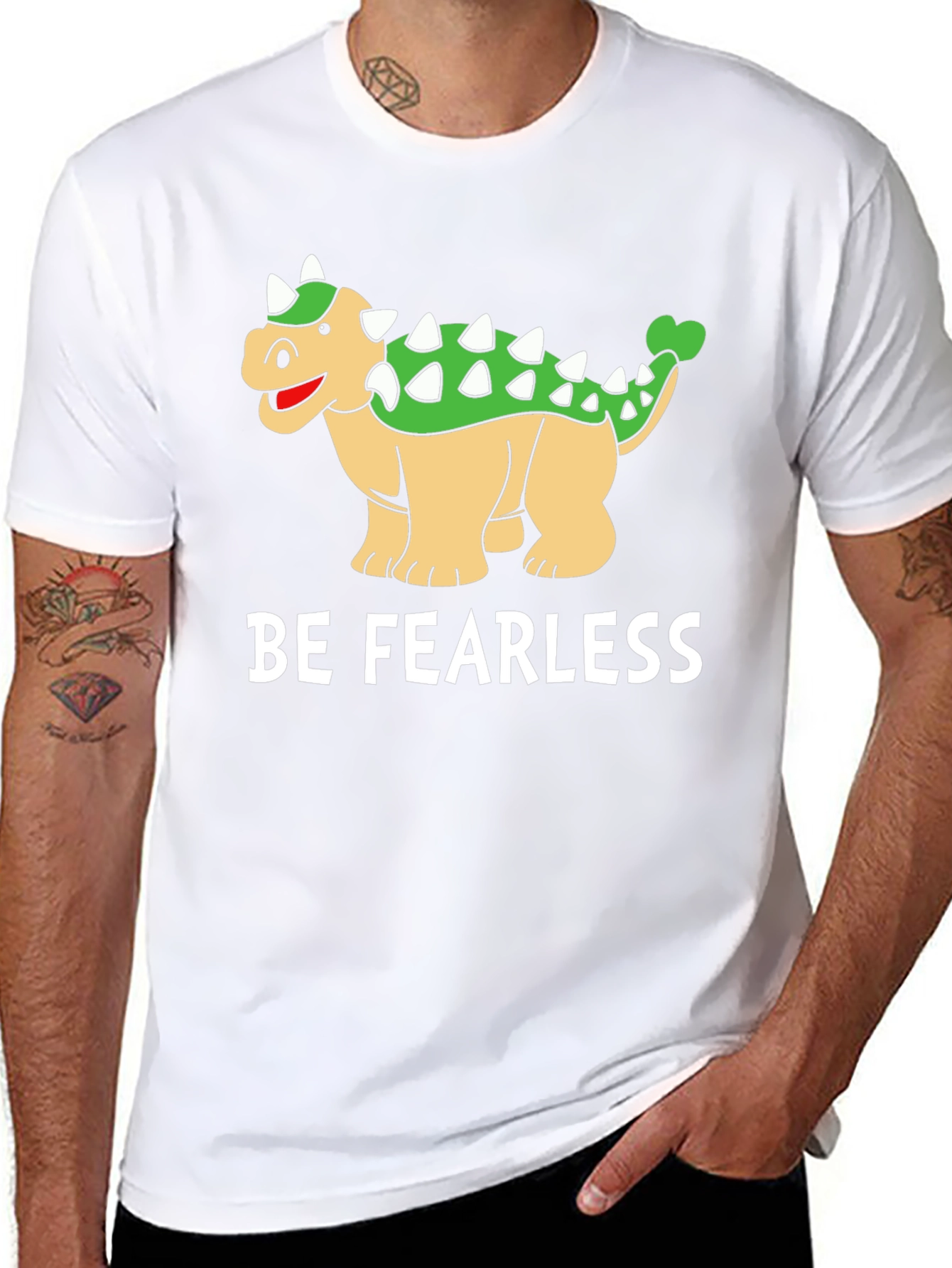 Be Fearless Ankylosaurus T-Shirt