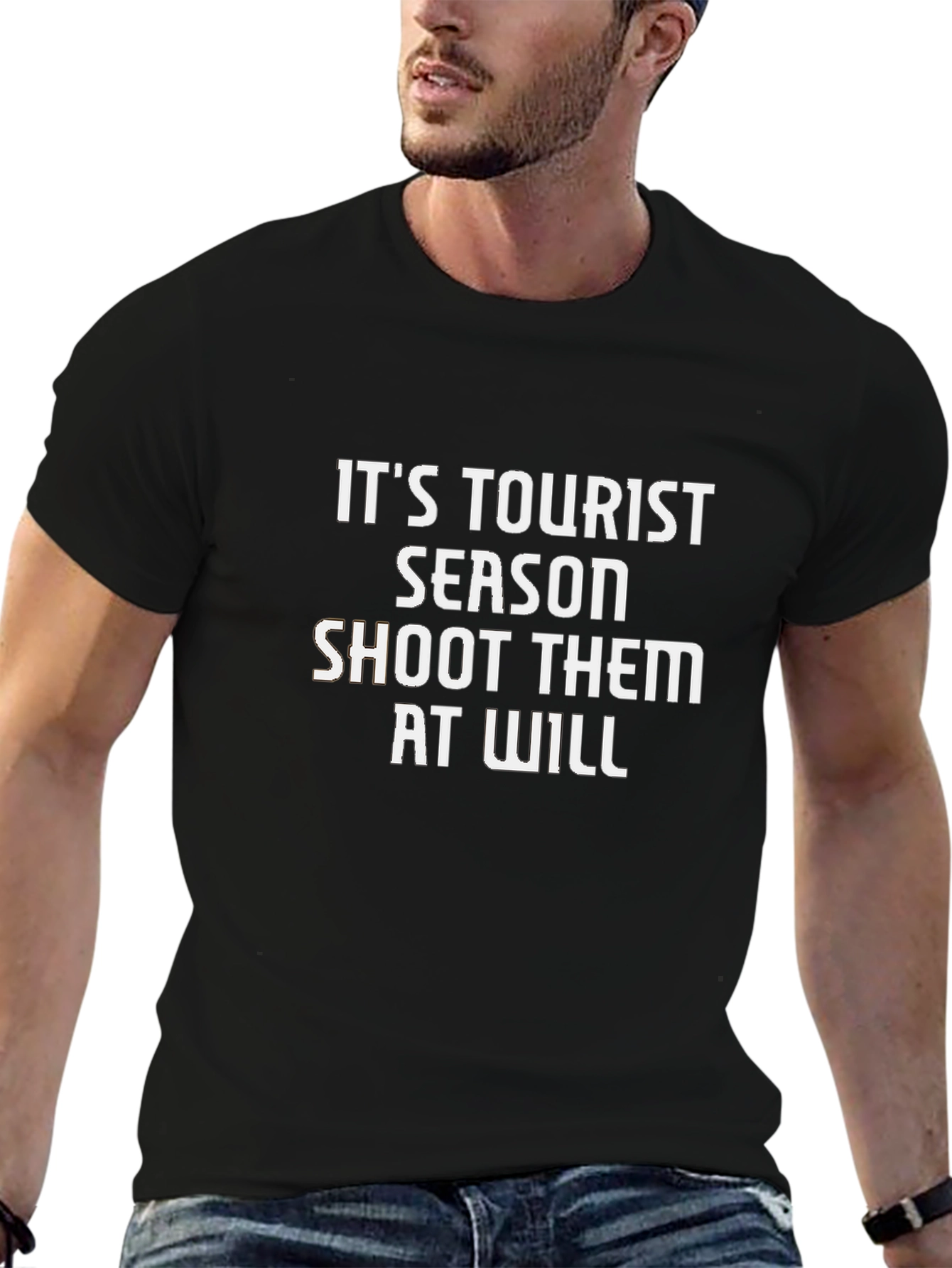 Its Tourist Season Shoot Them At Will Graphic Tee